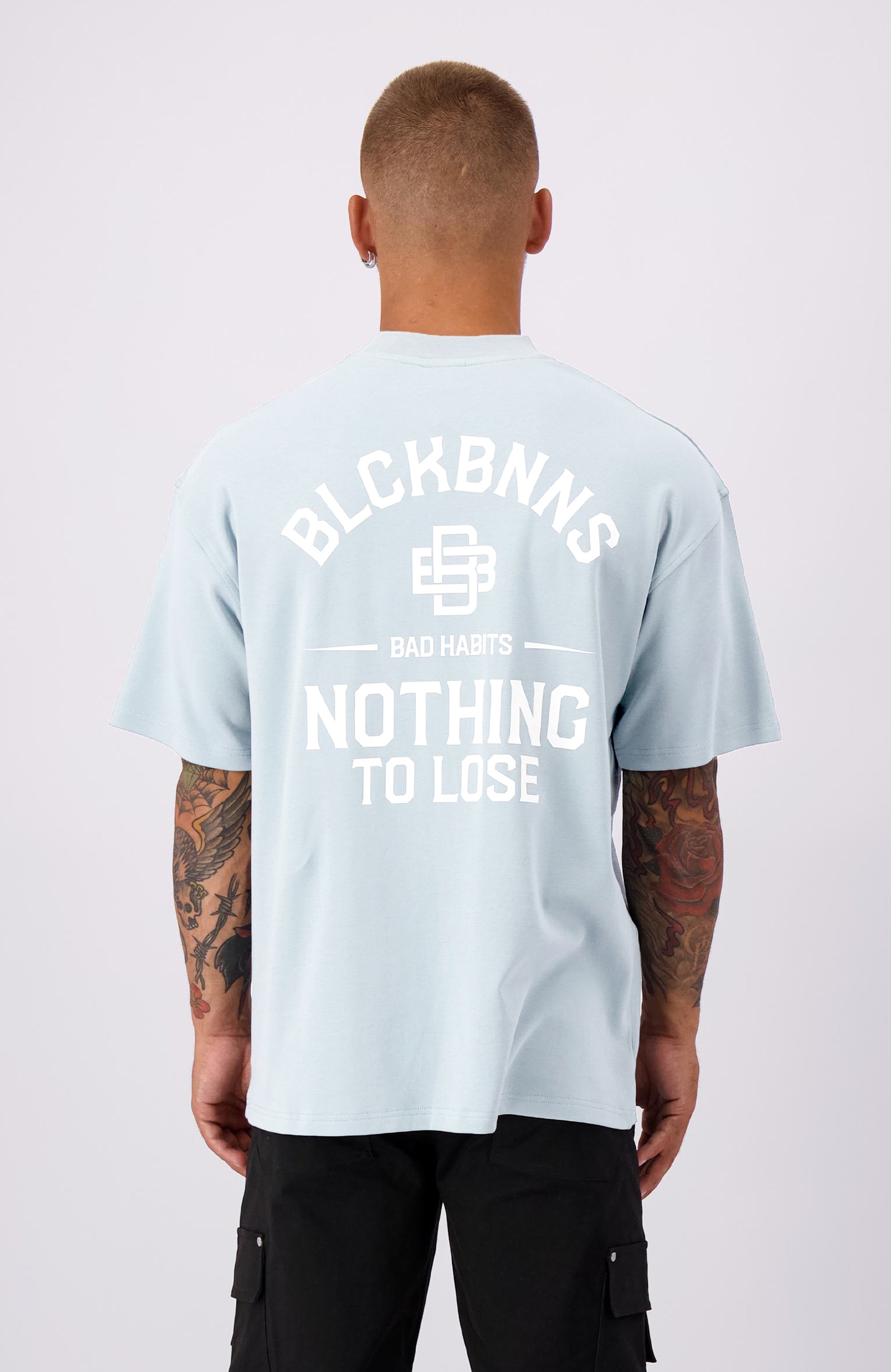 BAD HABITS t-shirt | Blauw