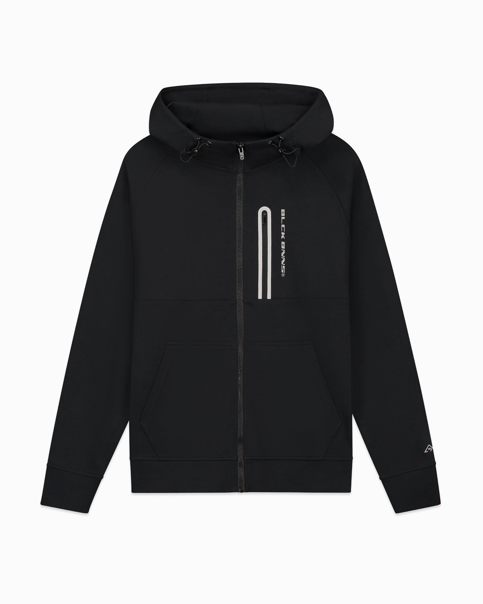 INITIAL GLOW ZIPPER HOODIE | Zwart