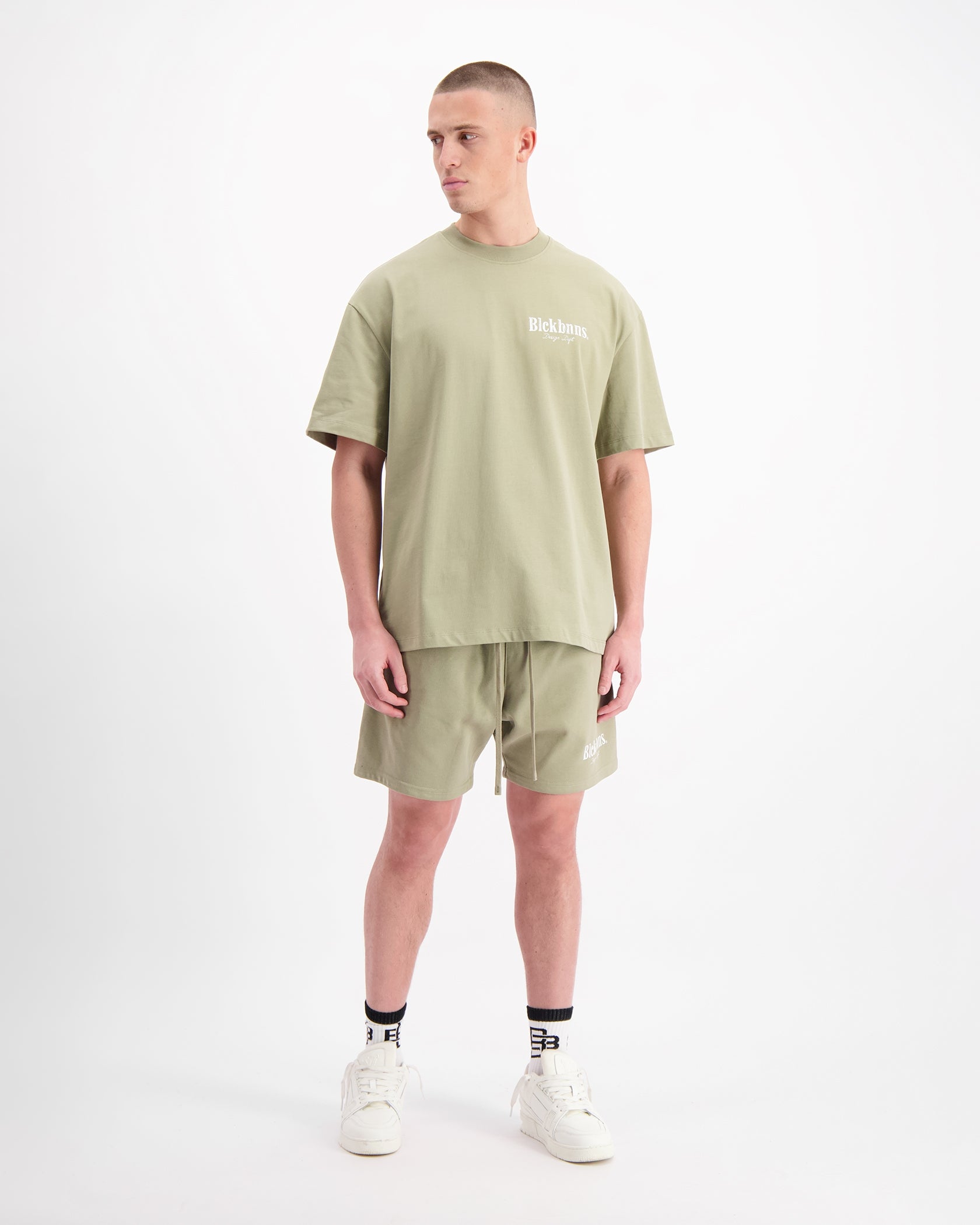 BRUSH TWINSET | Olijf