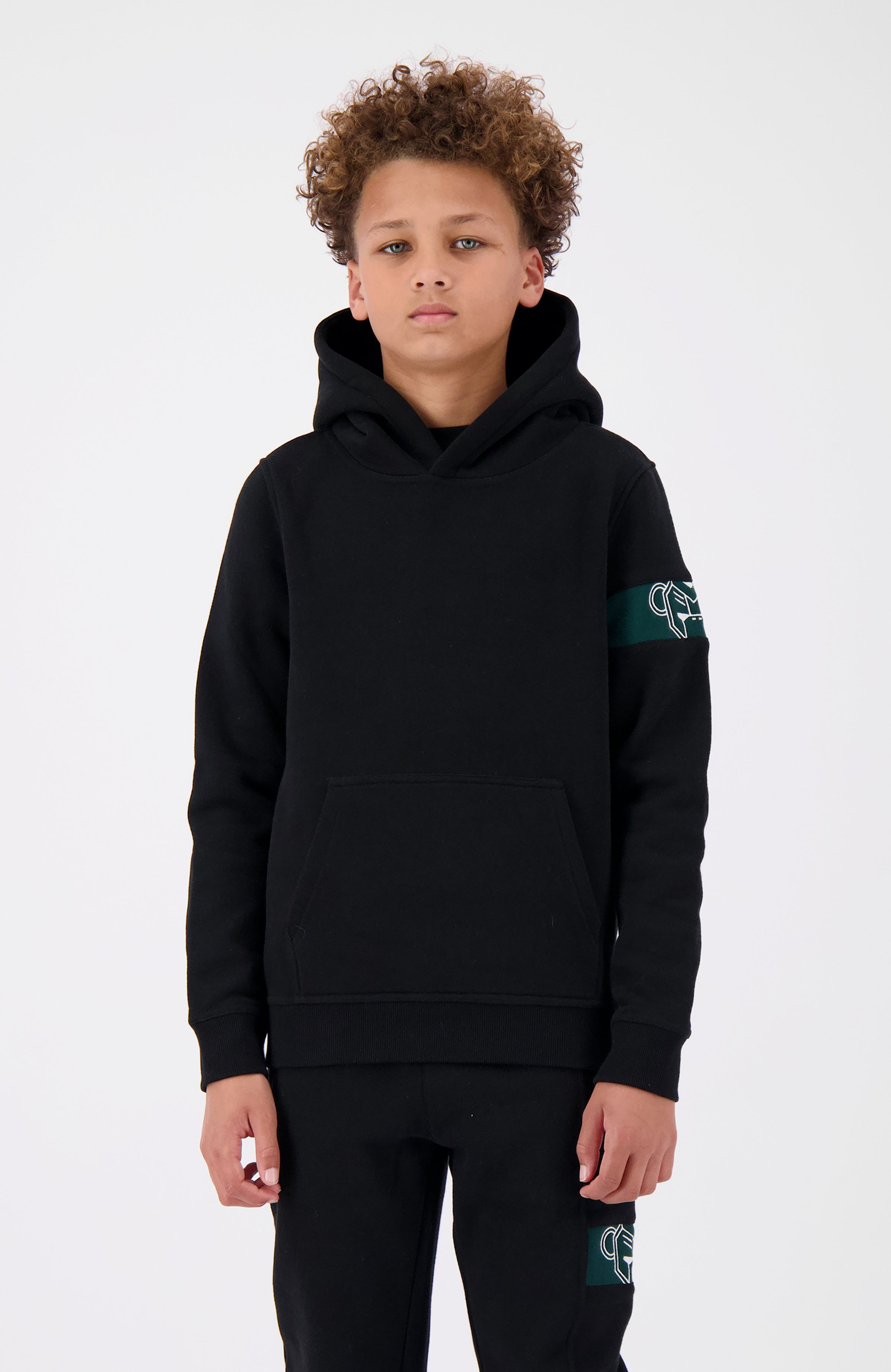 JR. COMMANDER HOODIE | Zwart