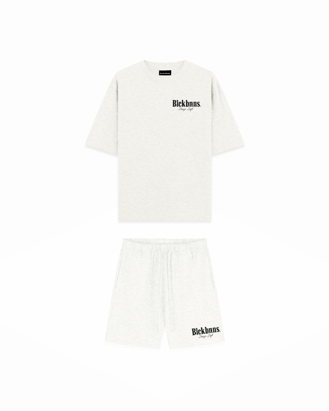 KIDS BRUSH TWINSET | Grijs gemêleerd