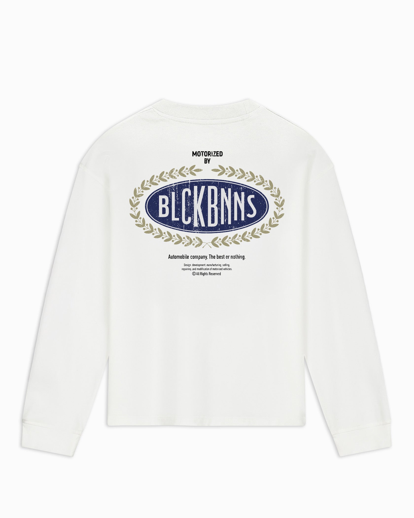 AUTOMOBIEL LONGSLEEVE T-SHIRT | Wit