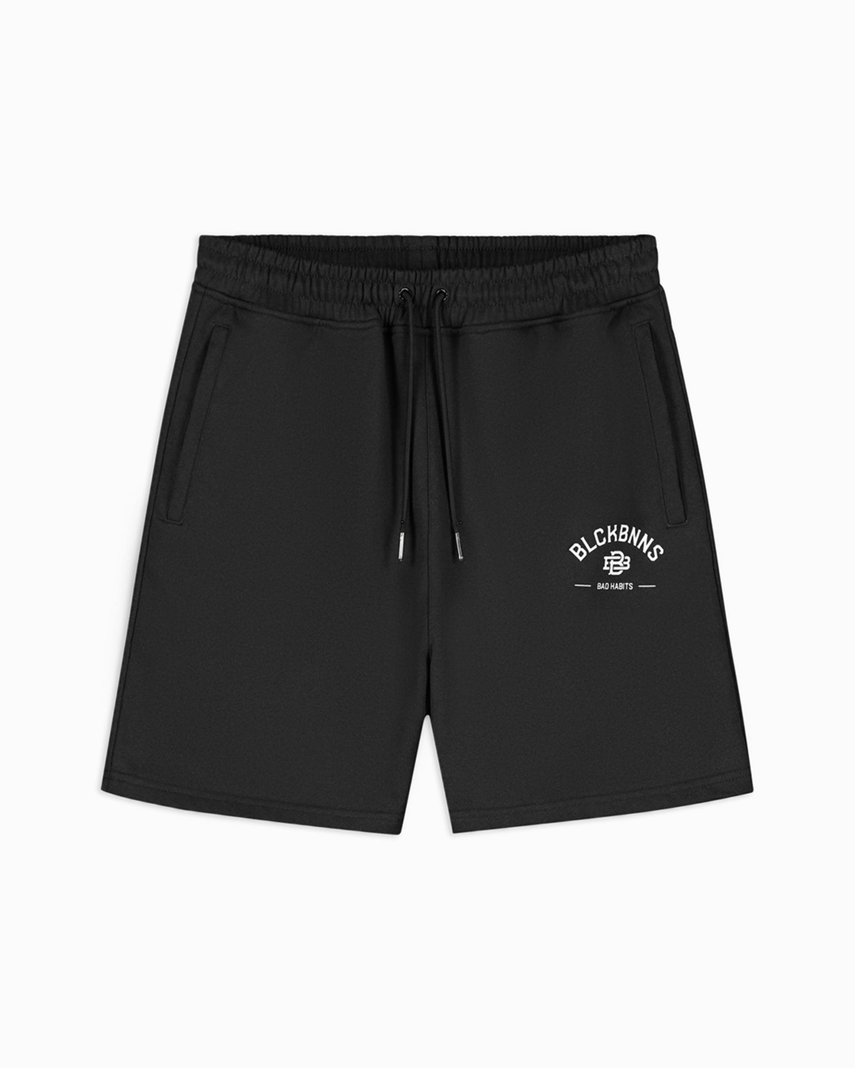 BAD HABITS SWEATSHORTS | Zwart