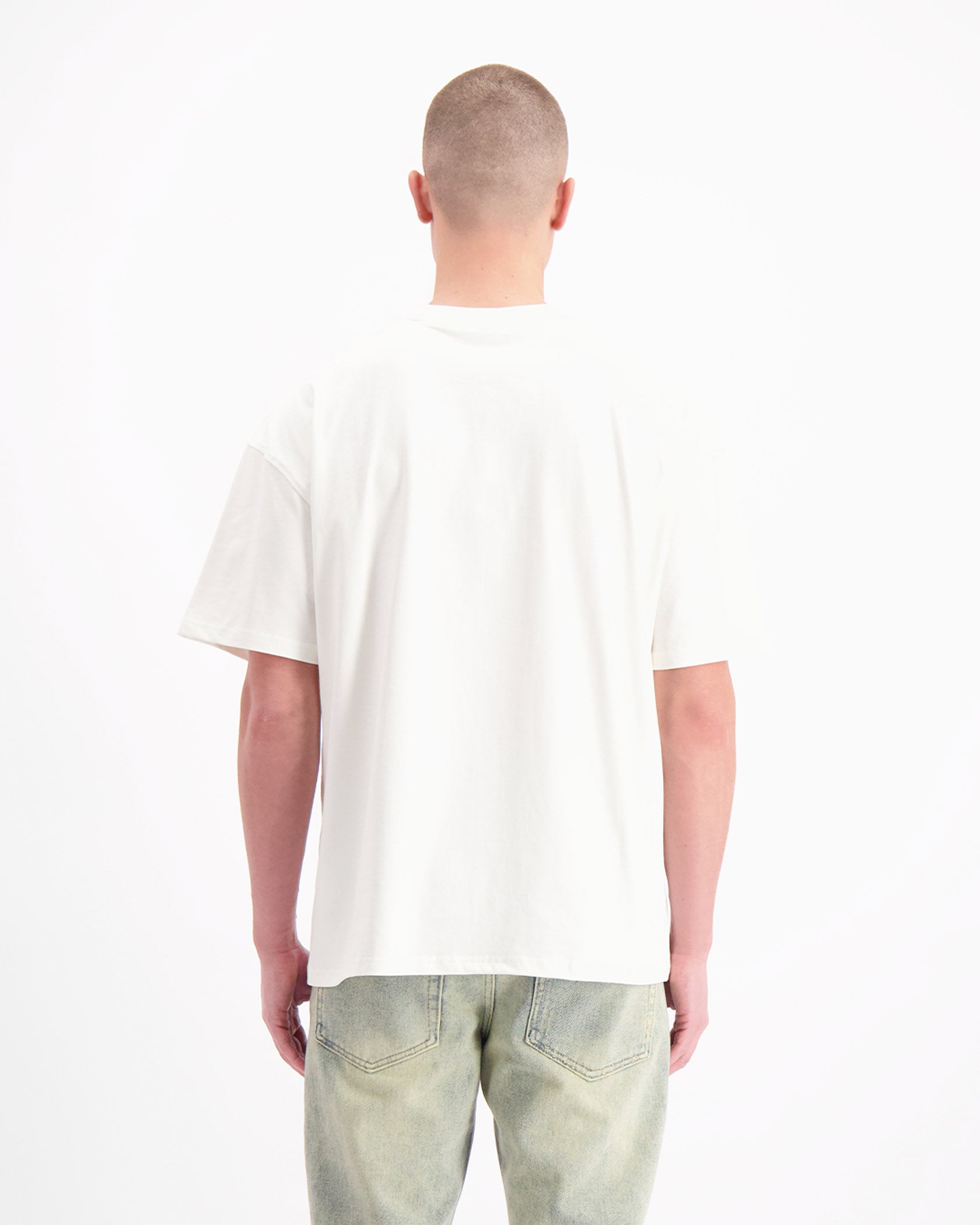 BLOCK MONOGRAM  T-SHIRT | Wit