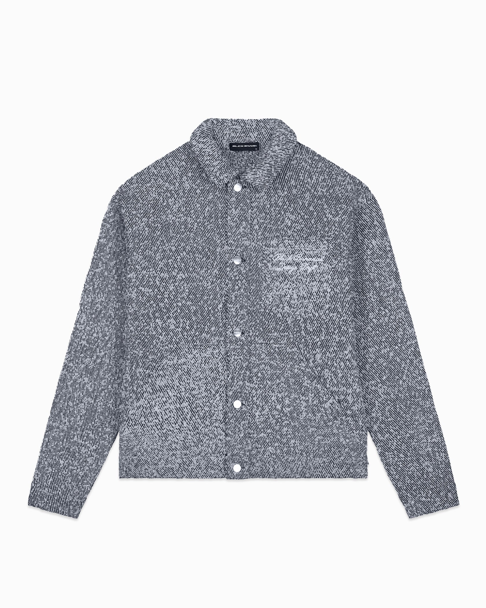 BOUCLE CARPENTER JACKET | Blauw