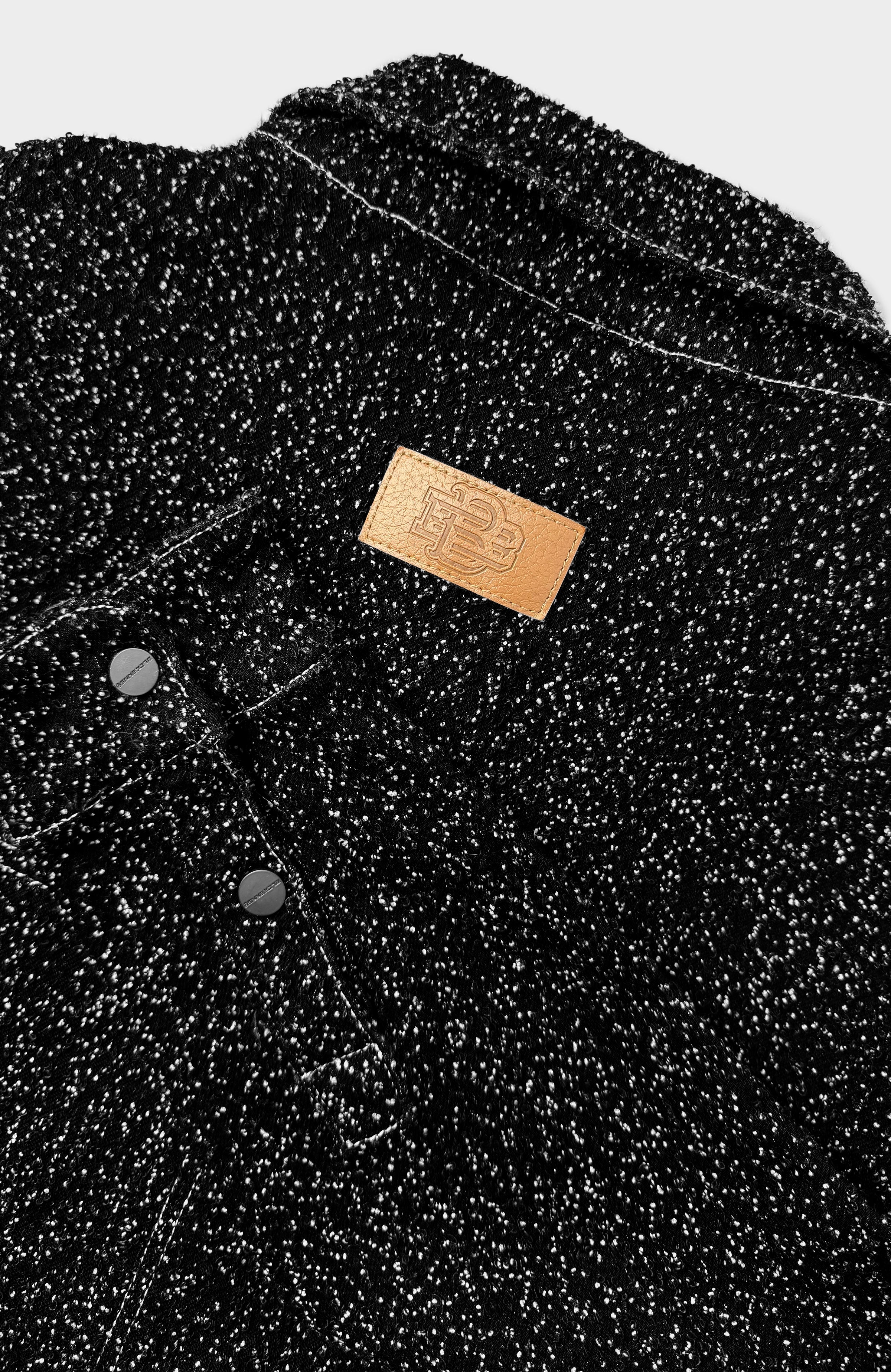 BOUCLE JACKET | Zwart
