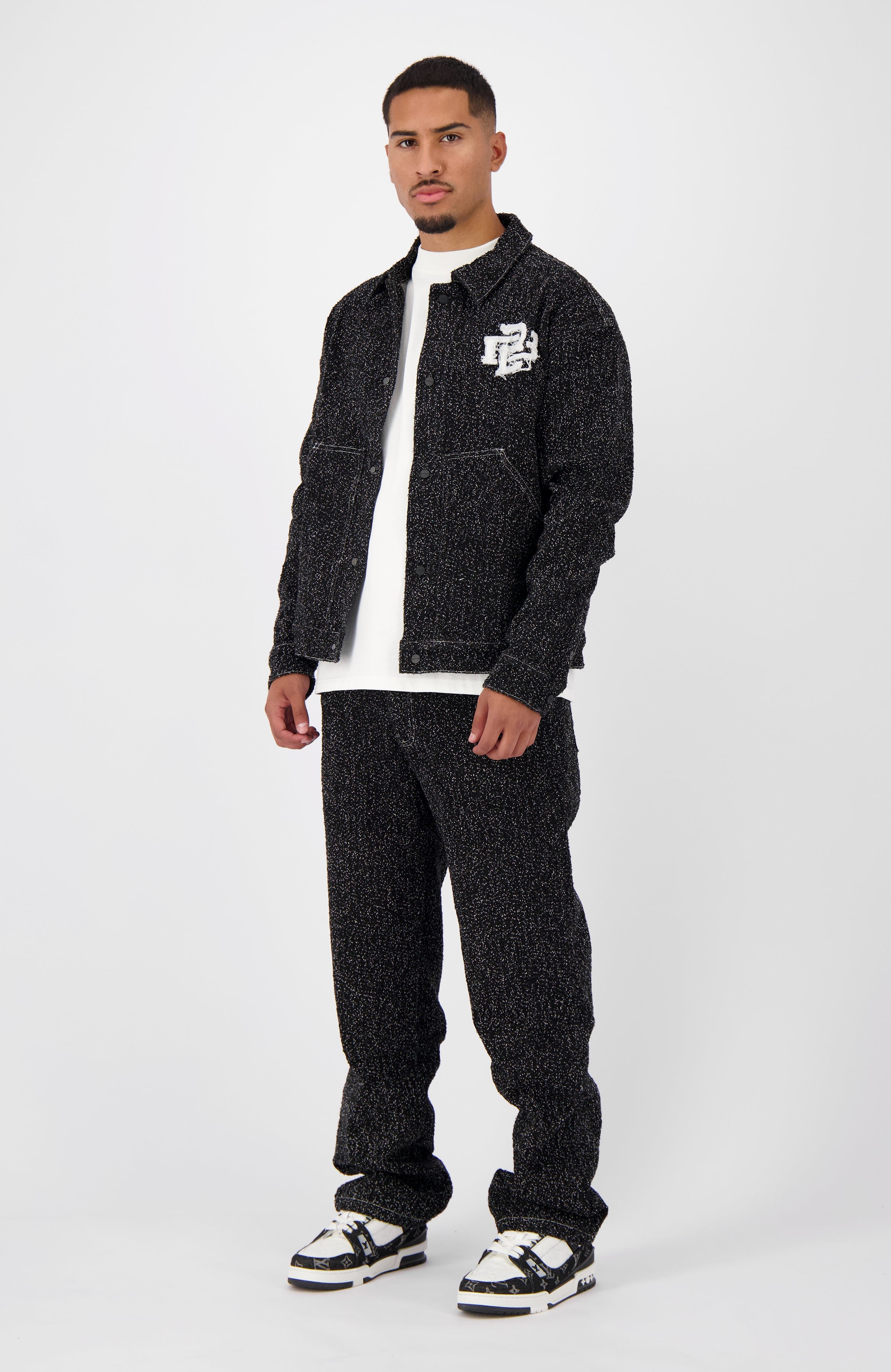 BOUCLE JACKET | Zwart