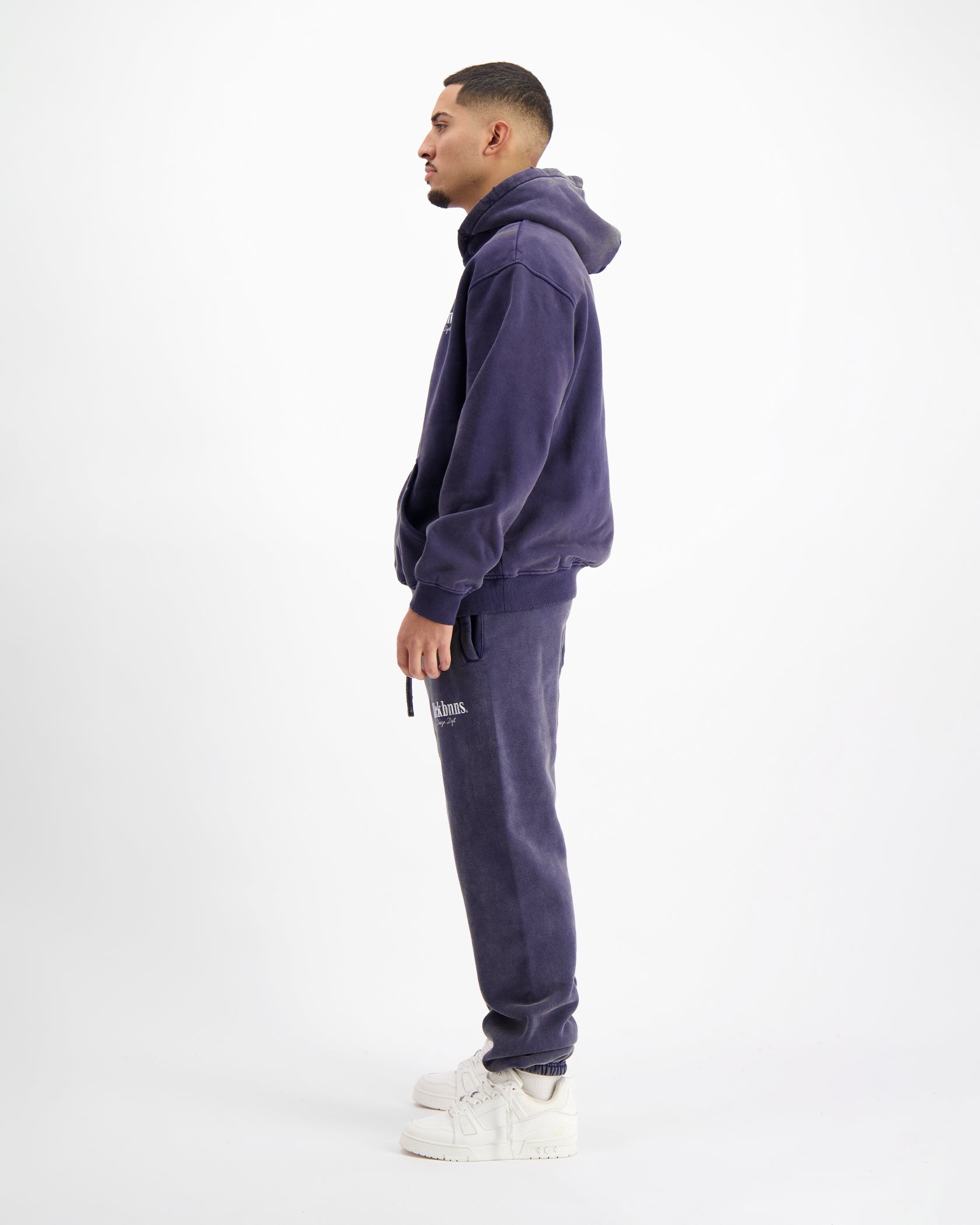 BRUSH GEWASSEN SWEATSUIT | Marine
