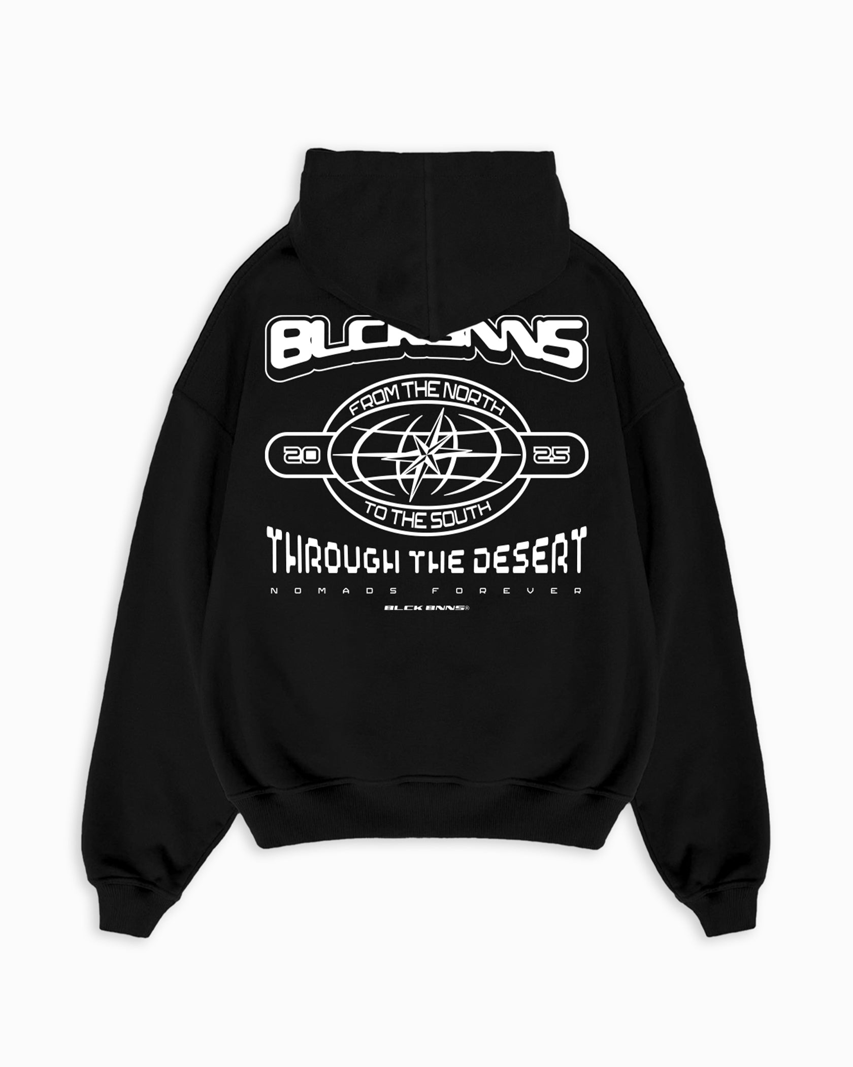 COMPASS HOODIE | Zwart