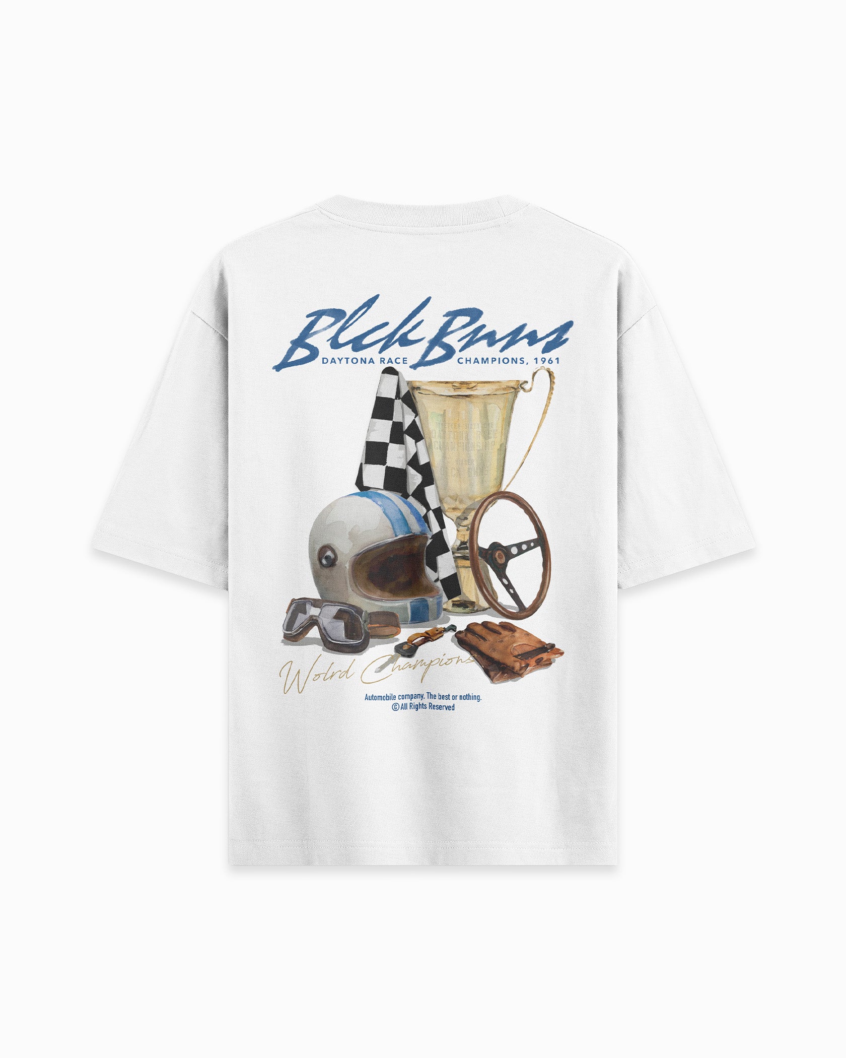 DAYTONA TABLE T-SHIRT | Wit
