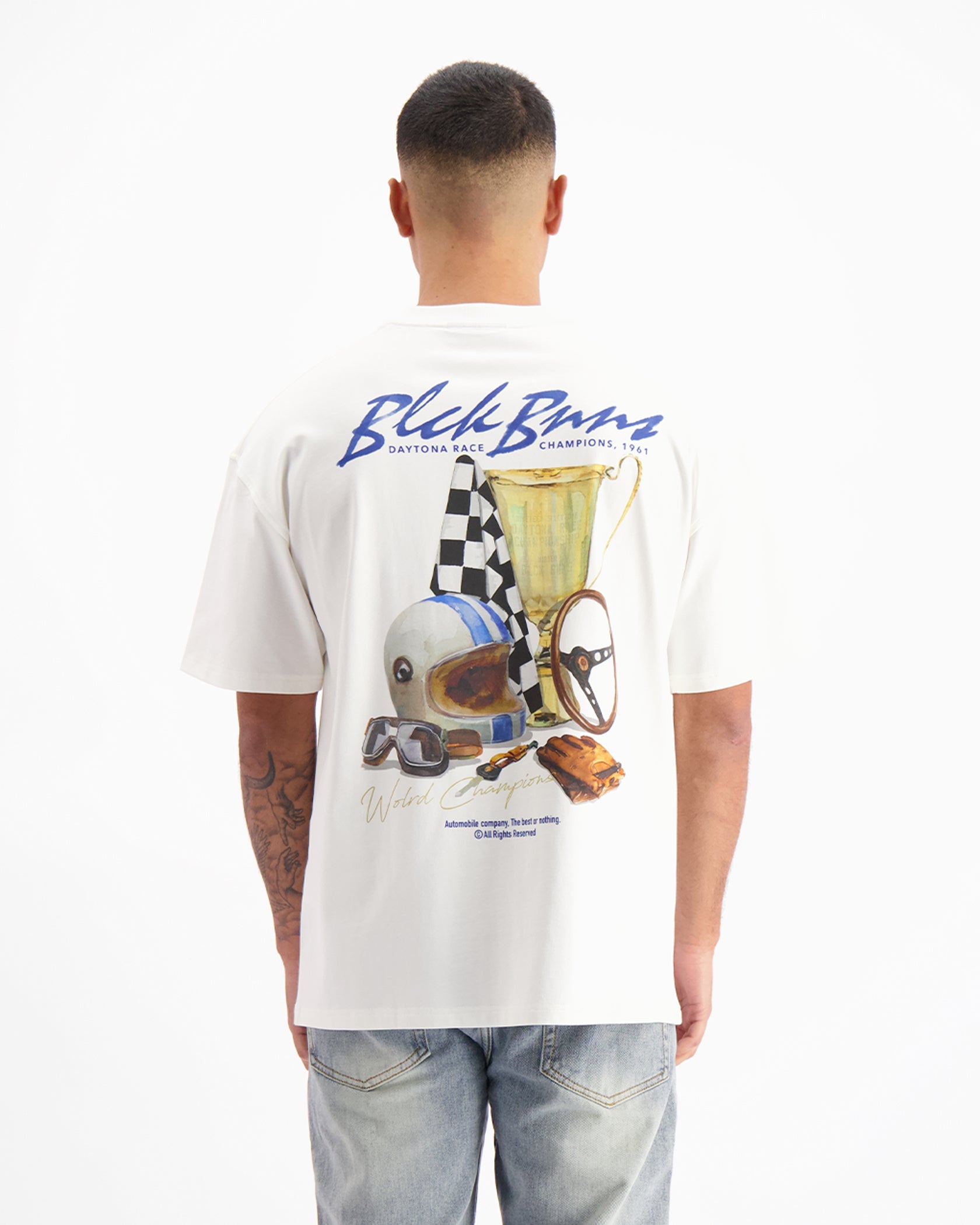 DAYTONA TABLE T-SHIRT | Wit