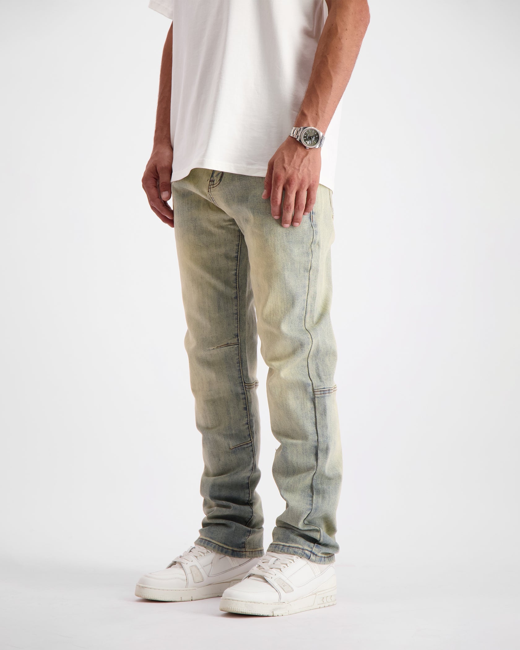DESERT WASH DENIM | Blauw