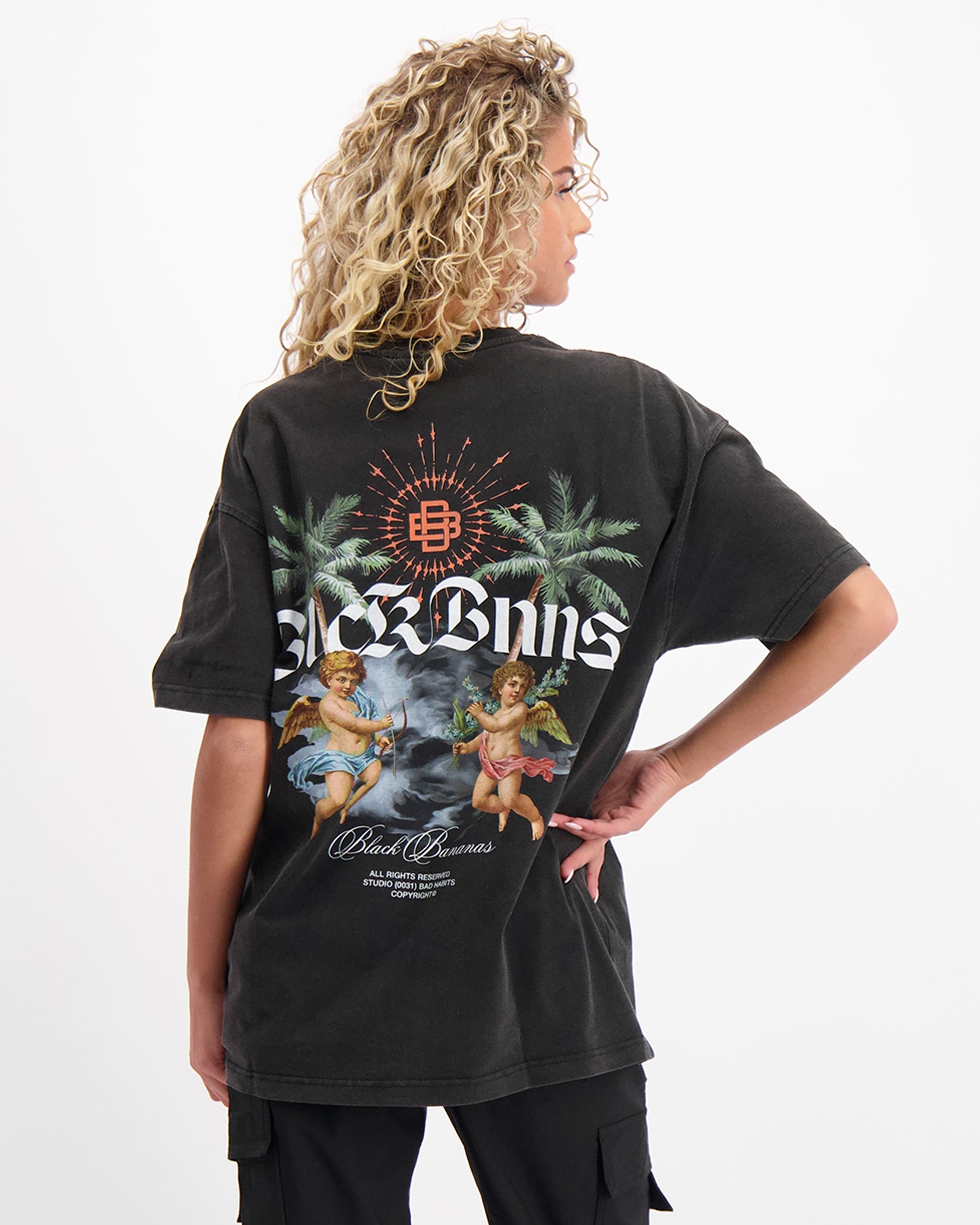 HEAVEN T-SHIRT | Zwart