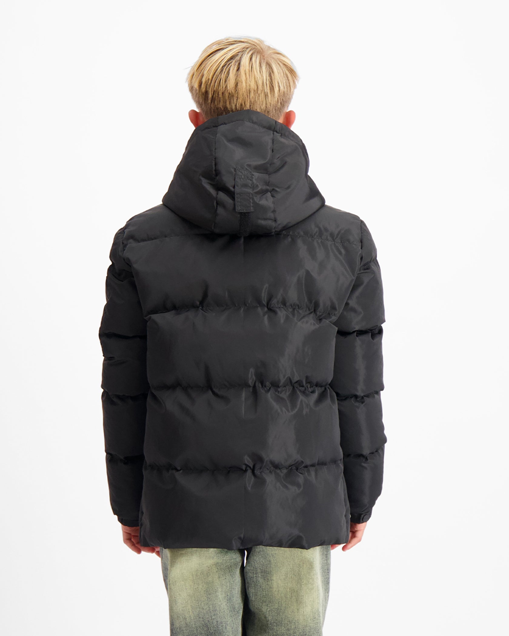 KIDS CONVOY PUFFER JACKET | Zwart