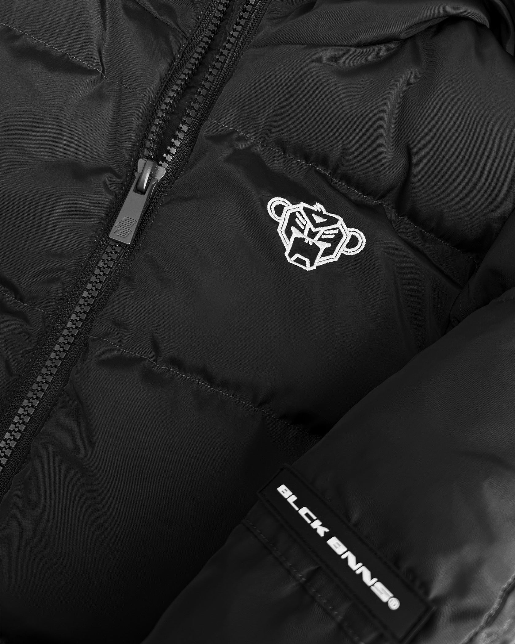 KINDER CONVOY PUFFER JACK | ZWART