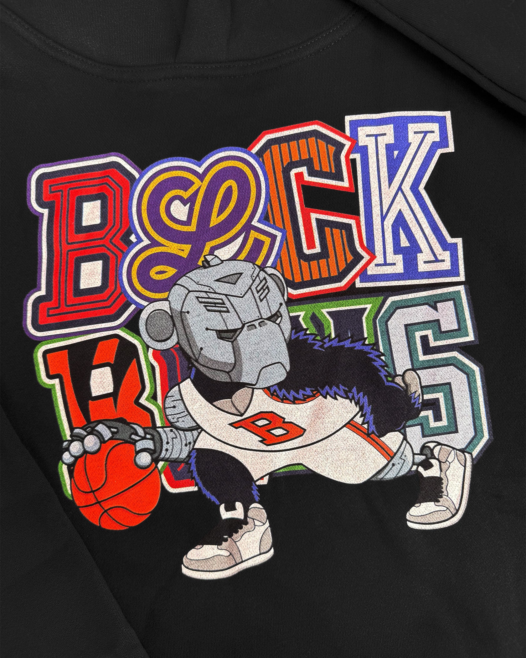 KIDS DRIBBLE HOODIE | Zwart