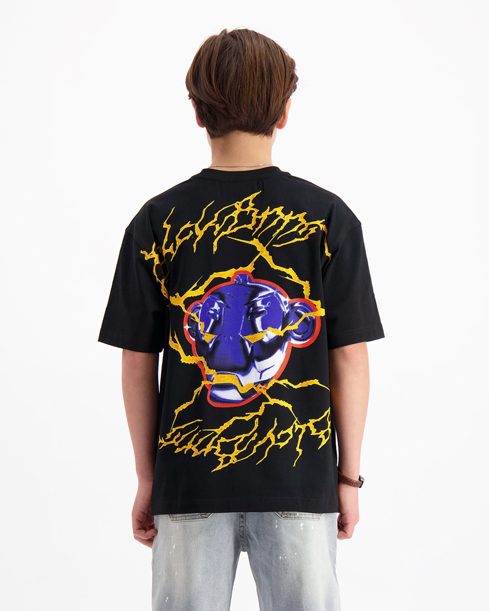 KIDS ELECTRO T-SHIRT | Zwart