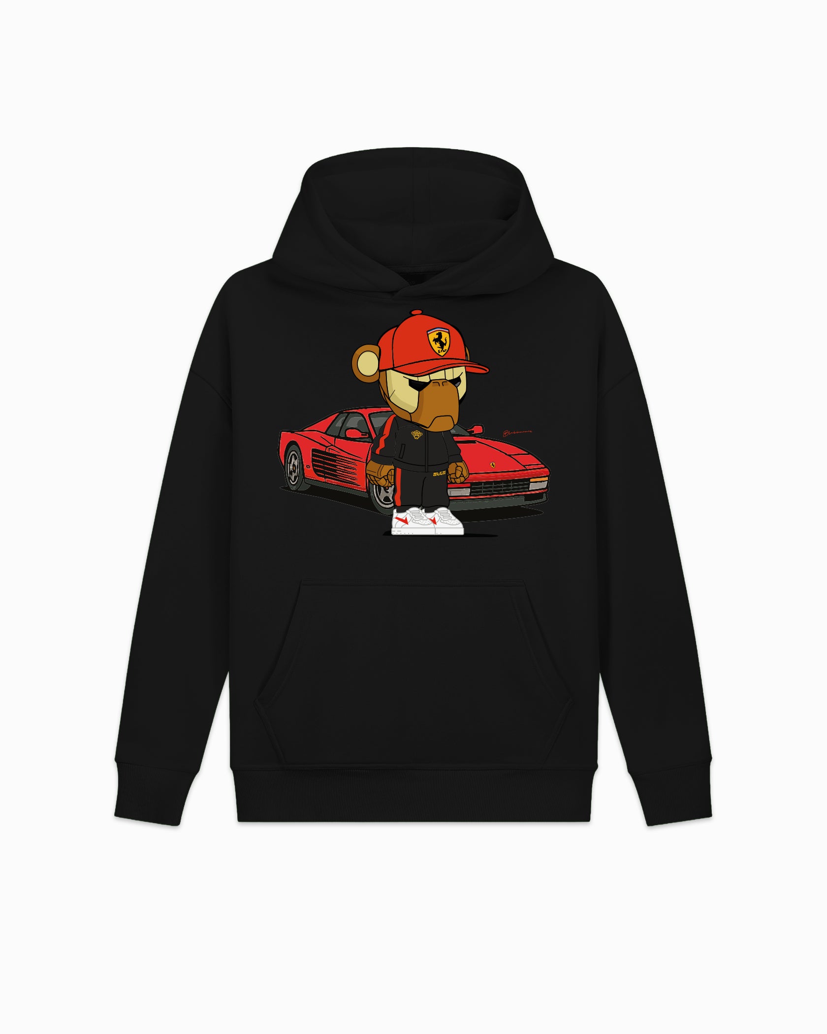 KIDS FEBBARI HOODIE | Zwart