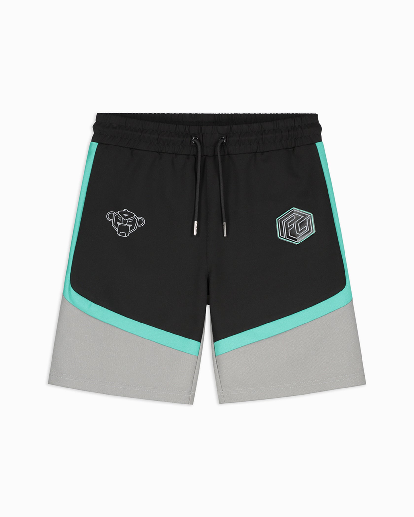 KIDS FOOTBALL SHORTS | Zwart