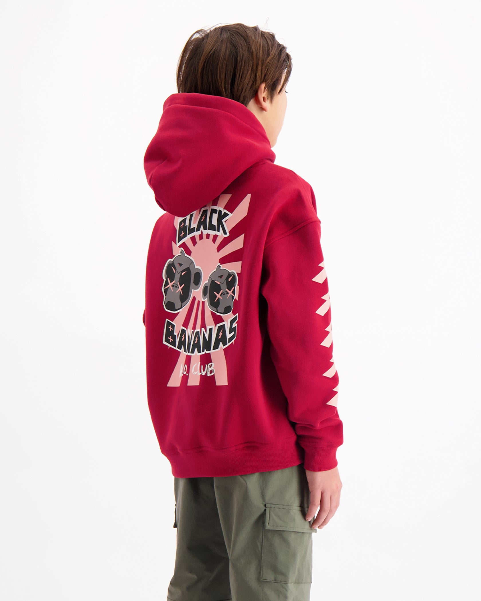 KIDS KO CLUB HOODIE | Rood