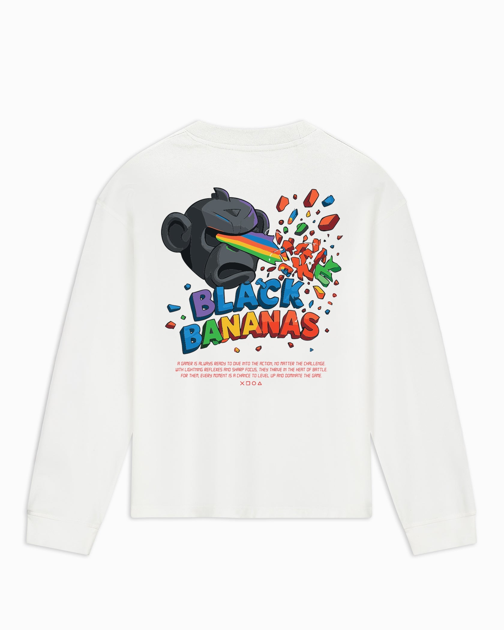 KIDS LASER LONGSLEEVE | Wit