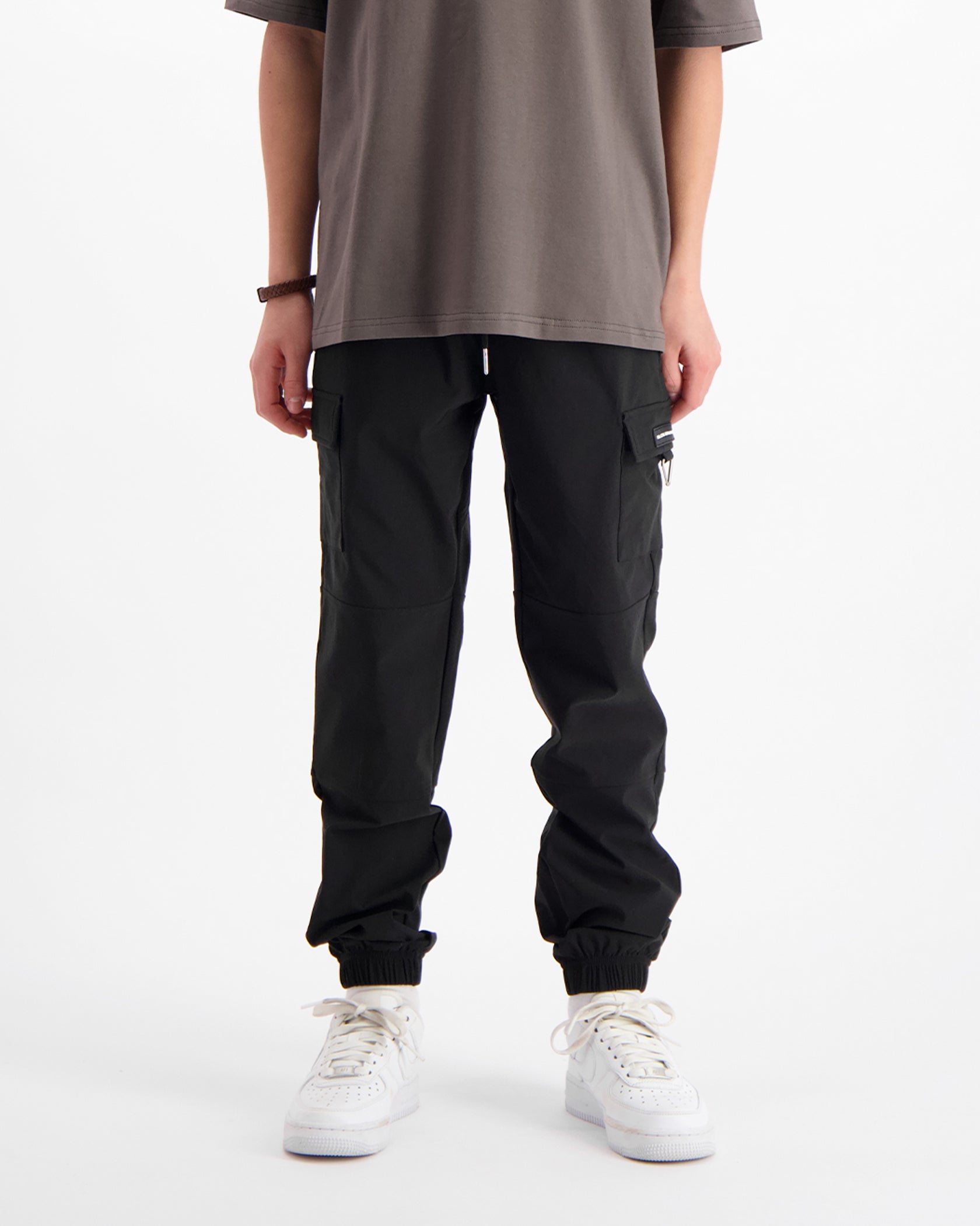 KIDS PLATE CARGO broek | Zwart