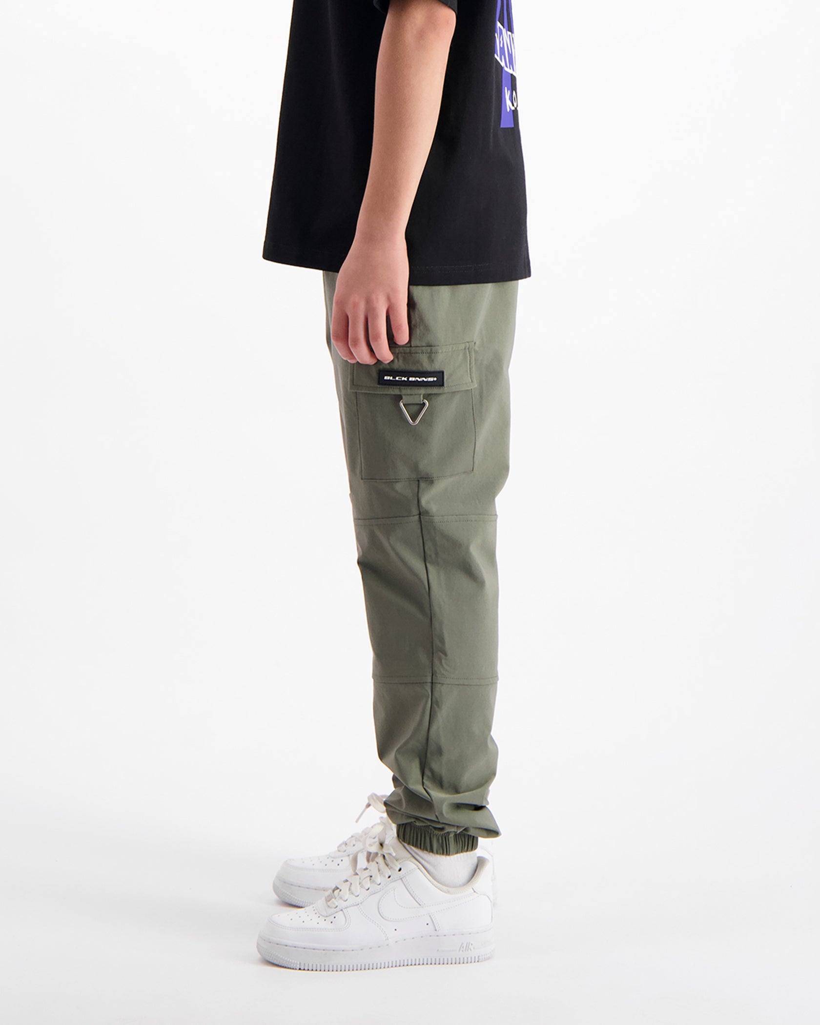 KIDS PLATE CARGO broek | Groen