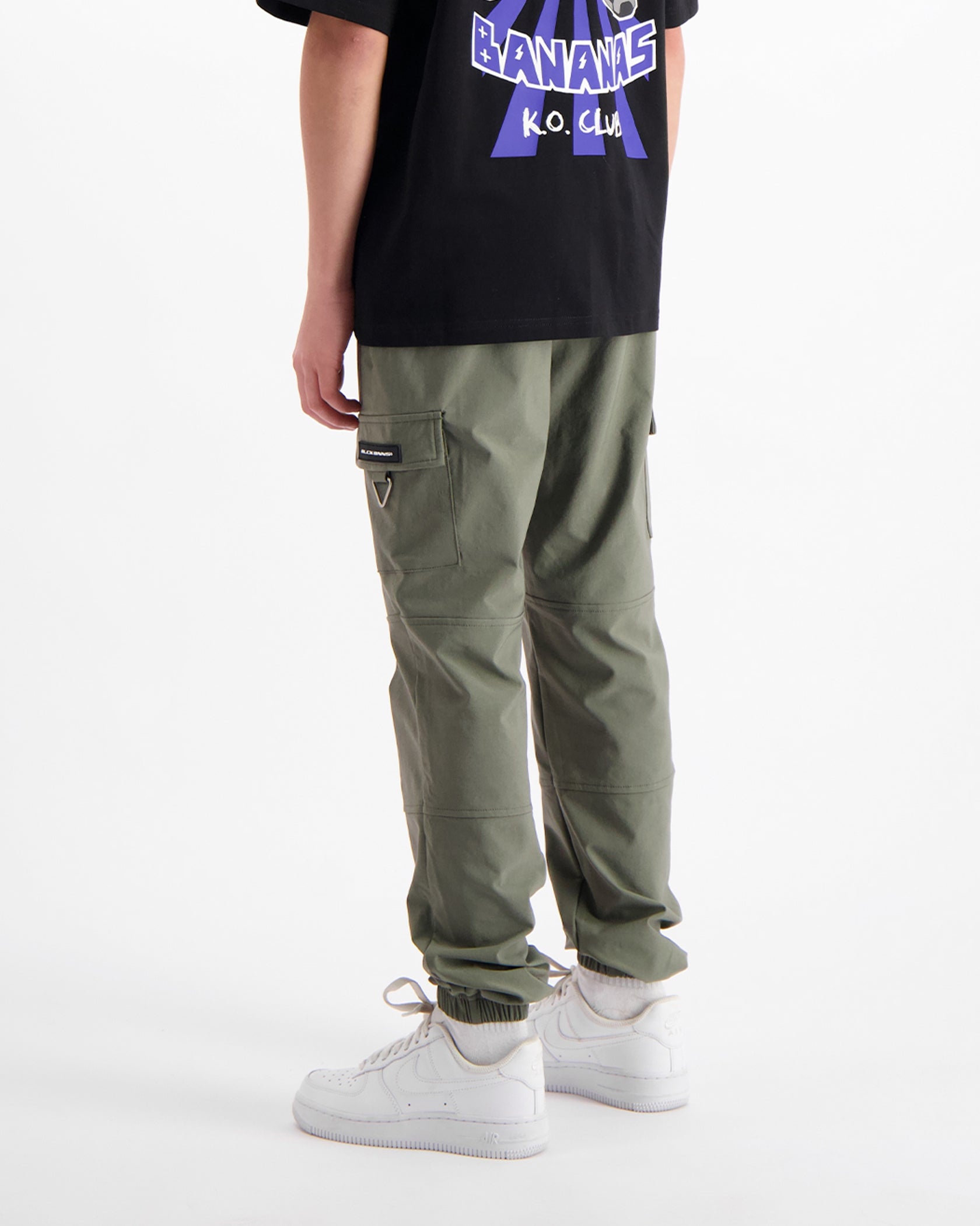 KIDS PLATE CARGO broek | Groen