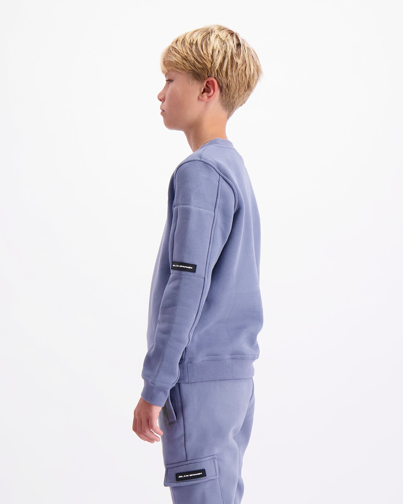 KIDS PLATE SWEATER | Blauw