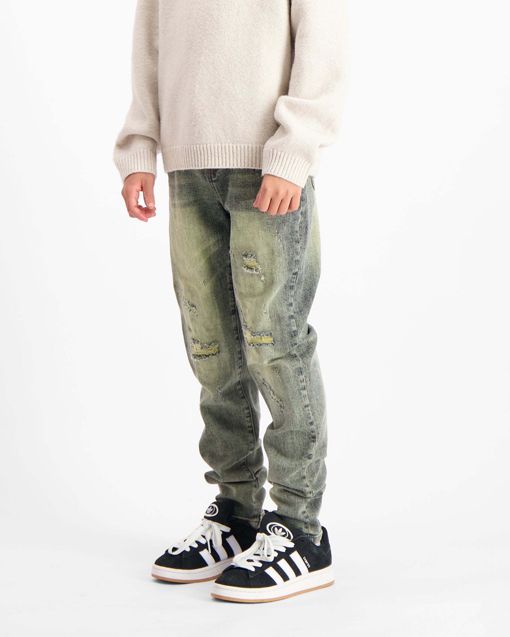 KIDS REPAIRED DENIM | Blauw