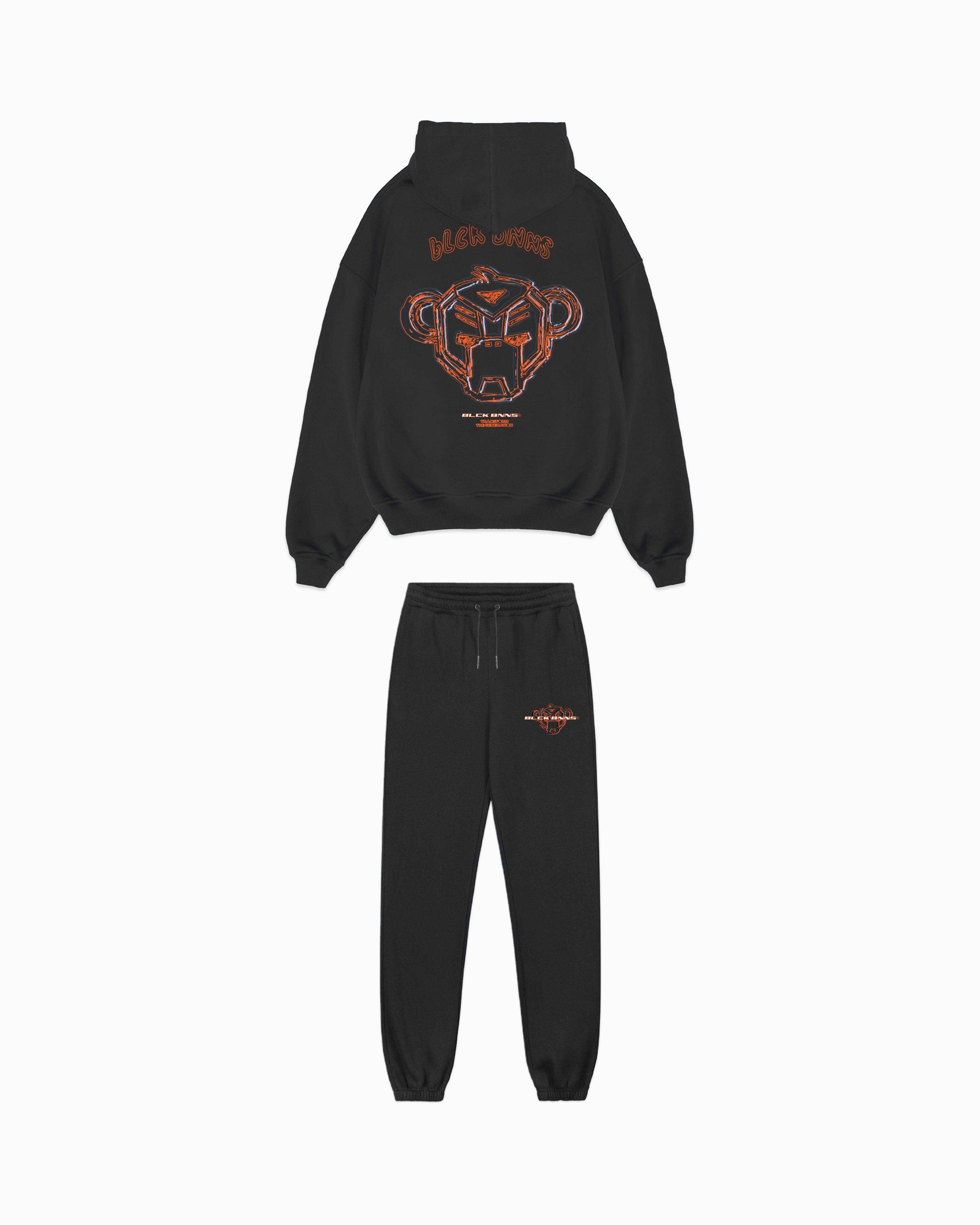 KIDS SKETCH SWEATSUIT | Zwart