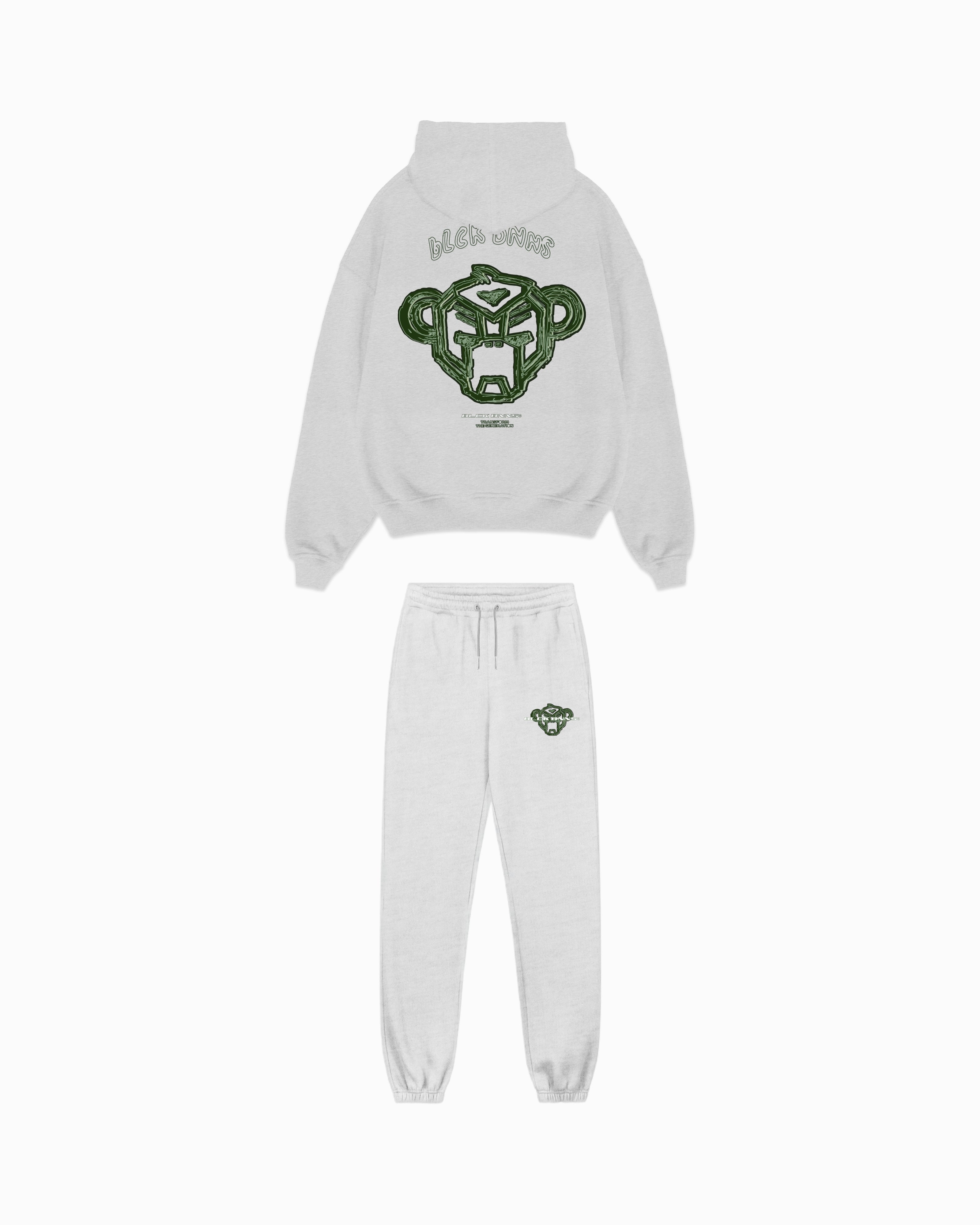 KIDS SKETCH SWEATSUIT | Grijs gemêleerd