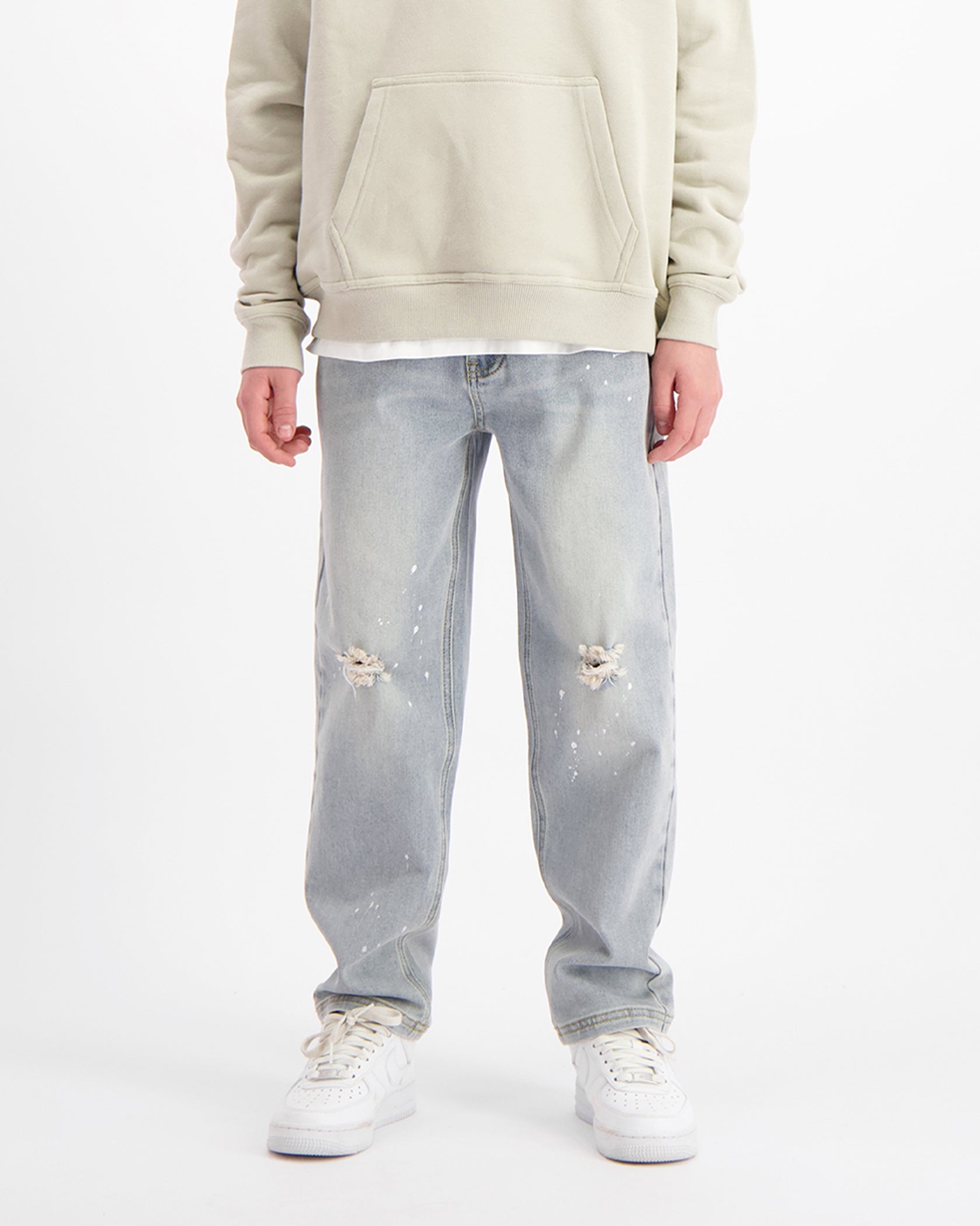 KIDS STRAIGHT FIT PAINTER DENIM | Lichtblauw