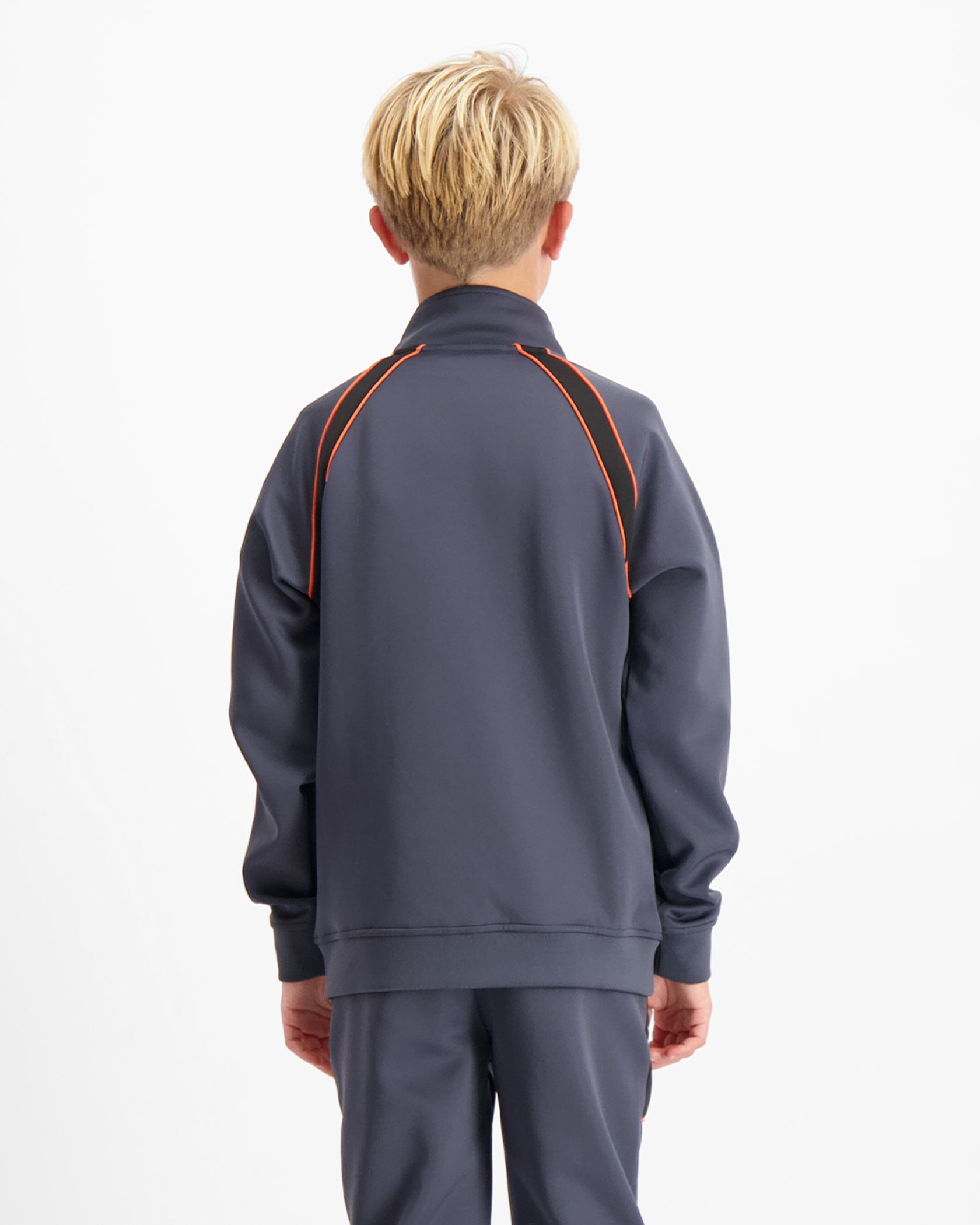 KIDS TEAR TRACKTOP | Charcoal