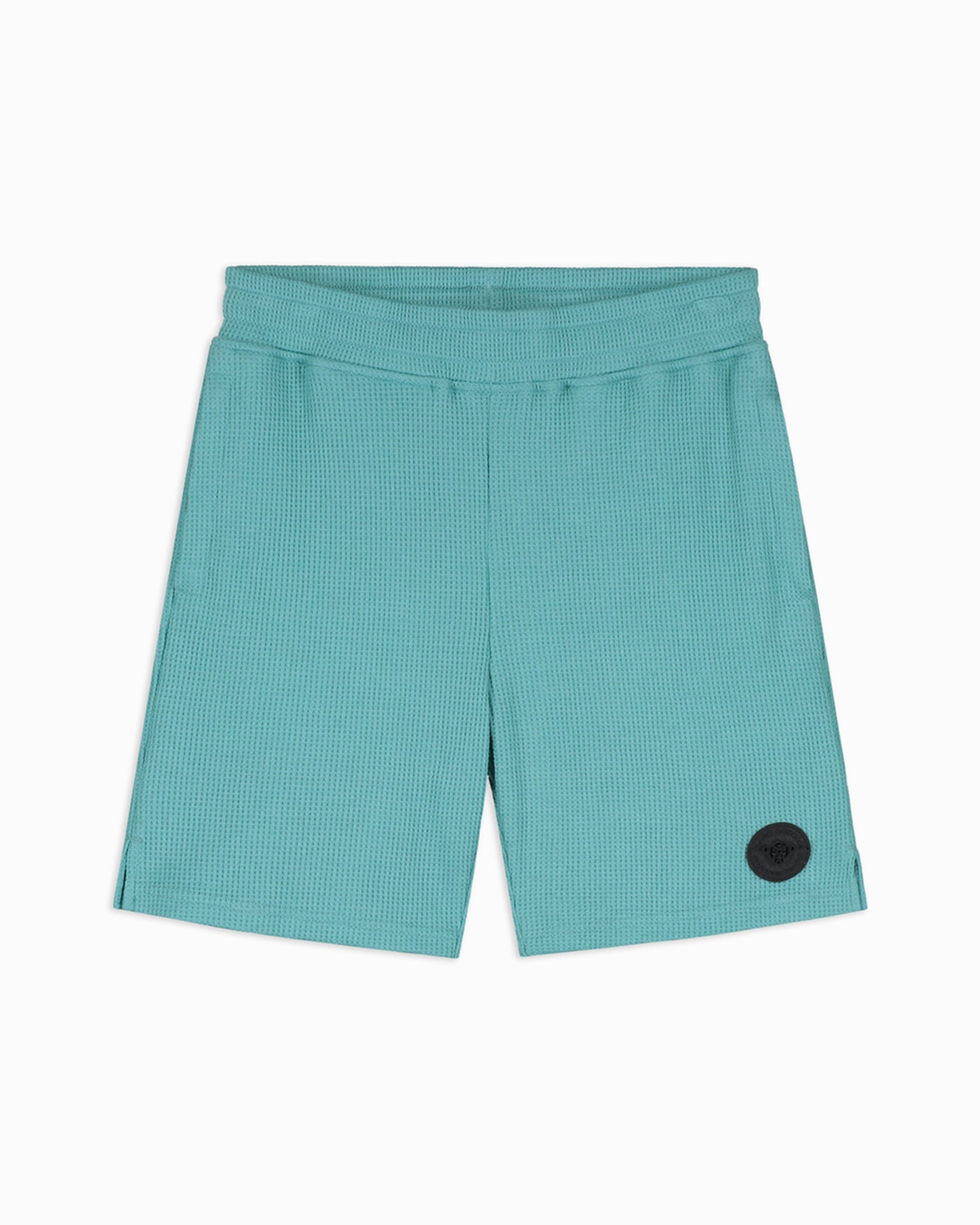 KIDS WAFFLE SHORTS | Groen