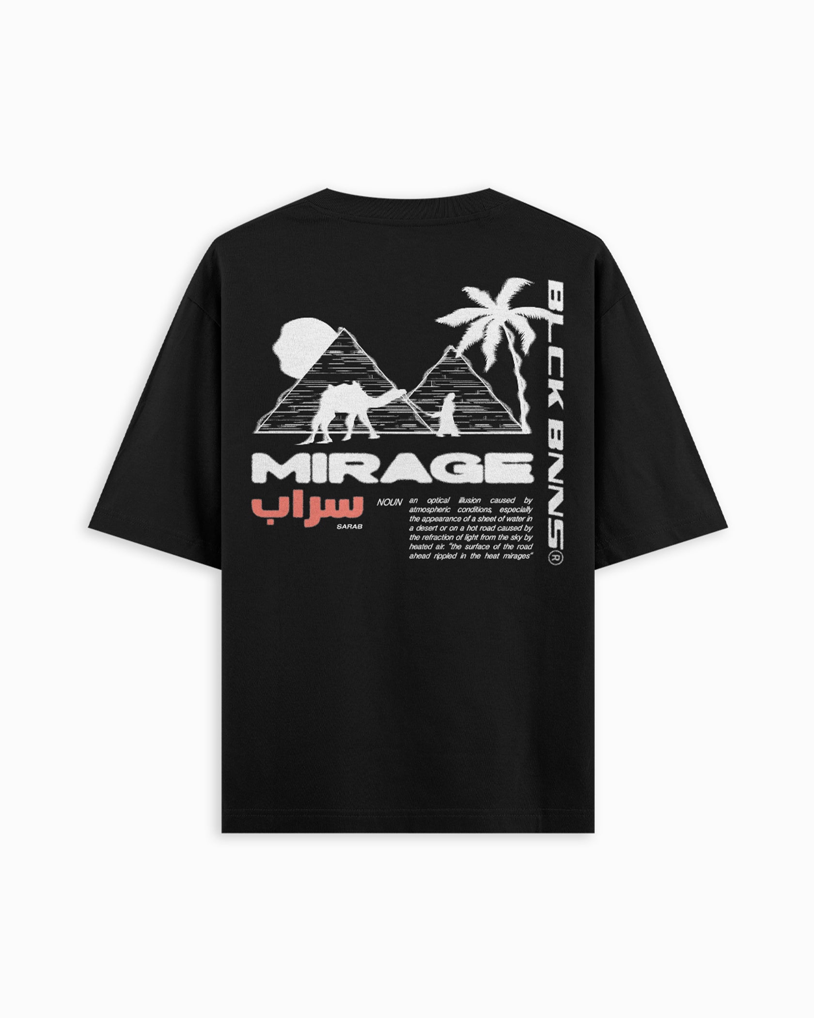 MIRAGE T-SHIRT | Zwart