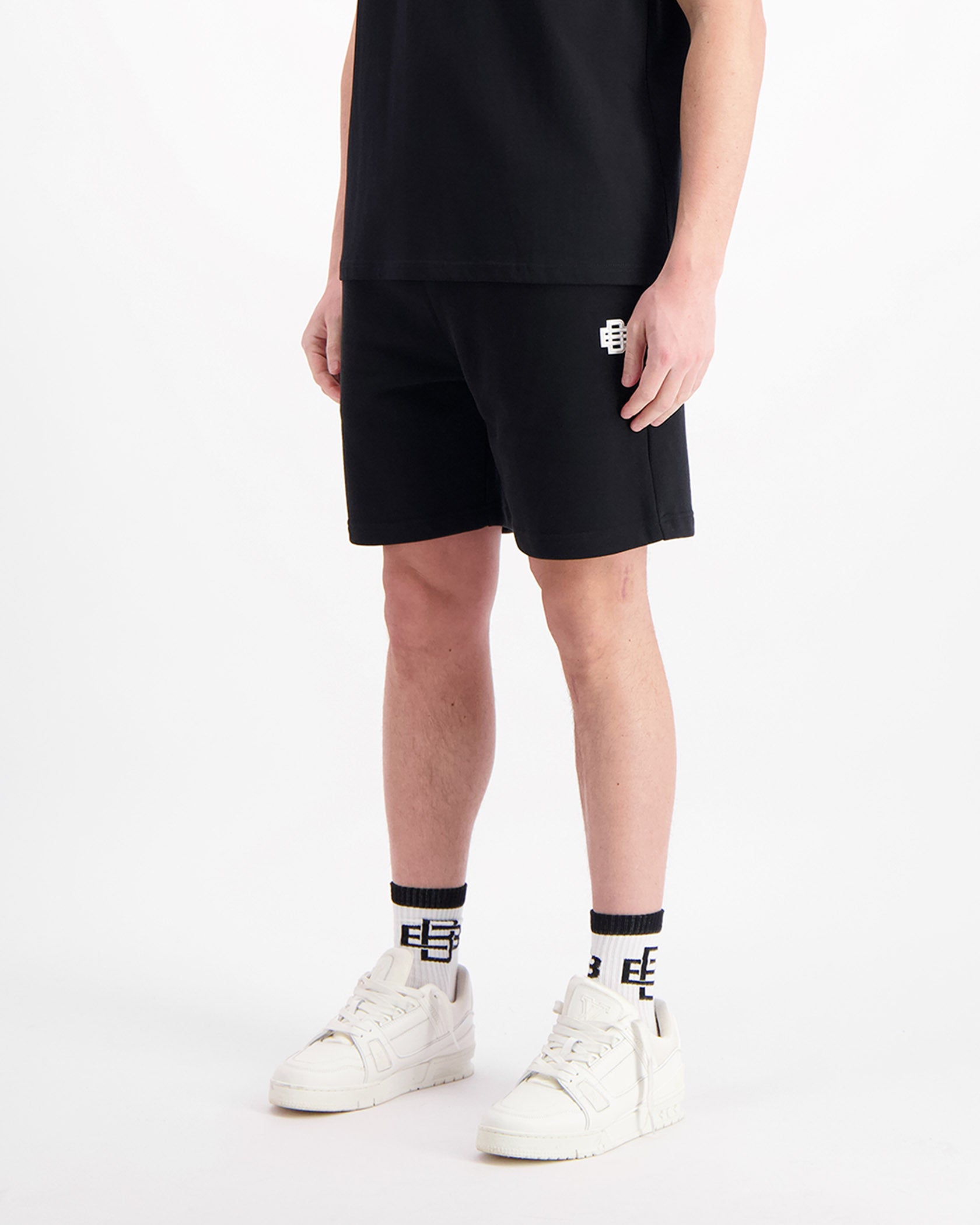 MONO RELAX SWEATSHORTS | Zwart