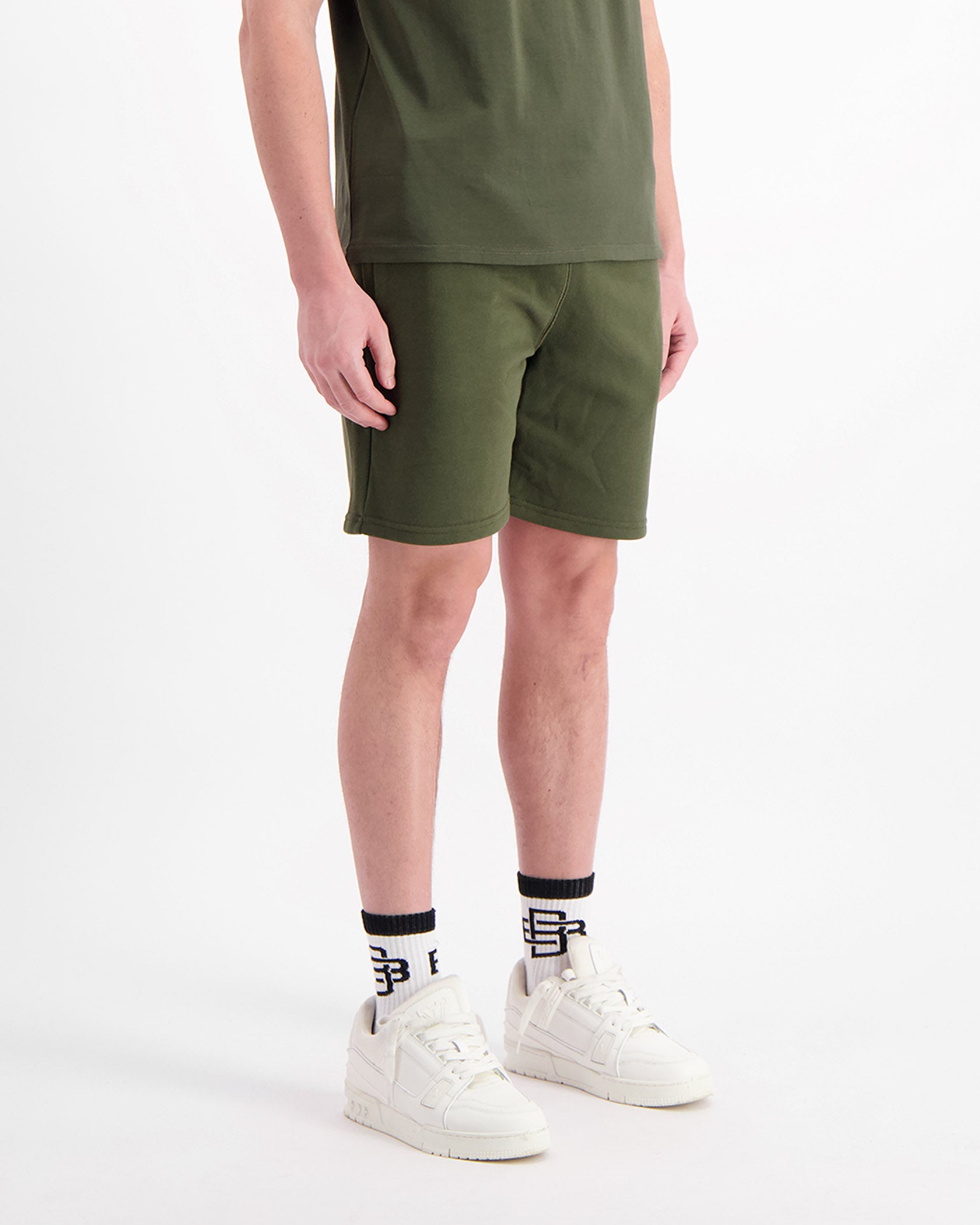 MONO RELAX SWEATSHORTS | Groen