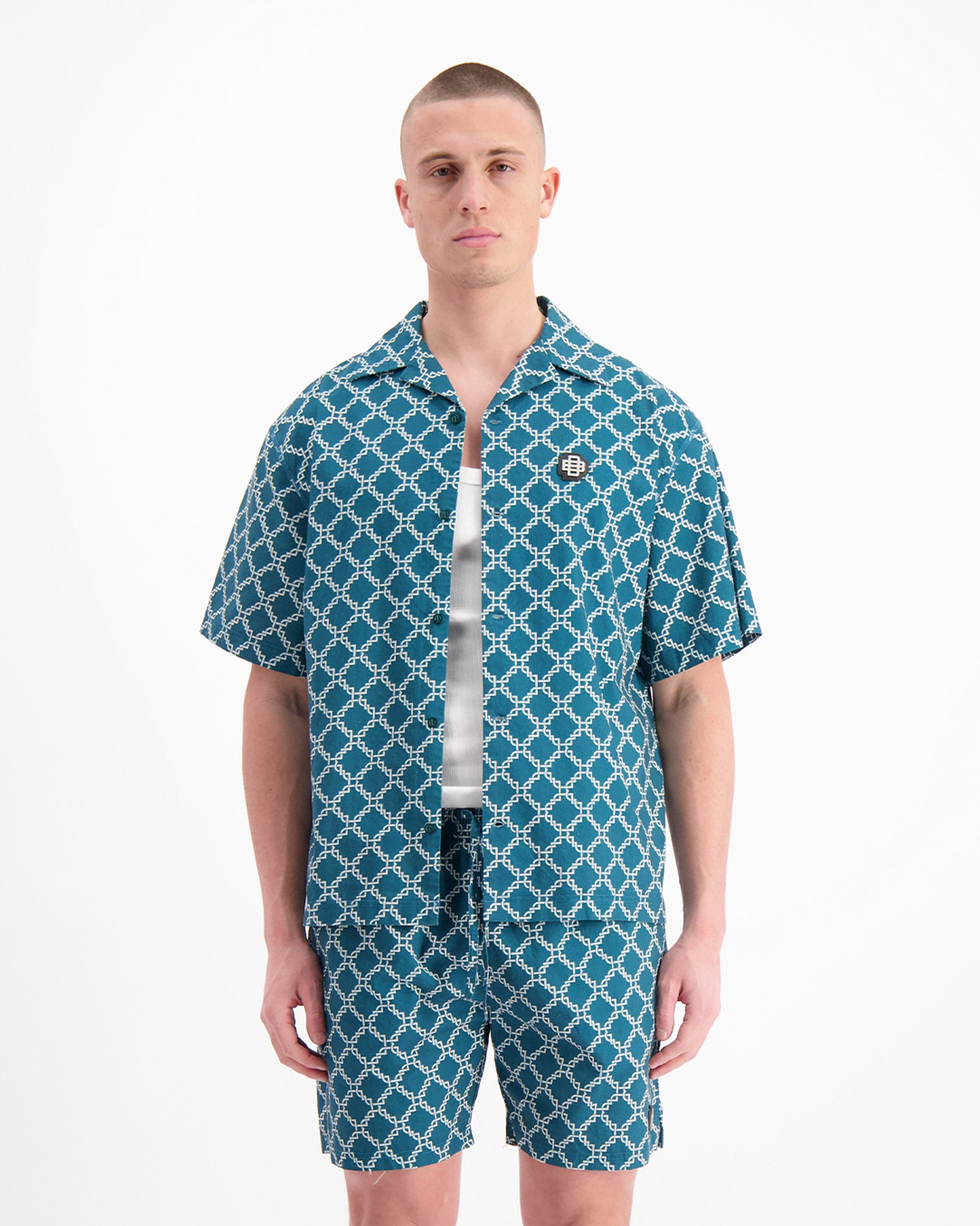 MONOGRAM SHIRT | Groen