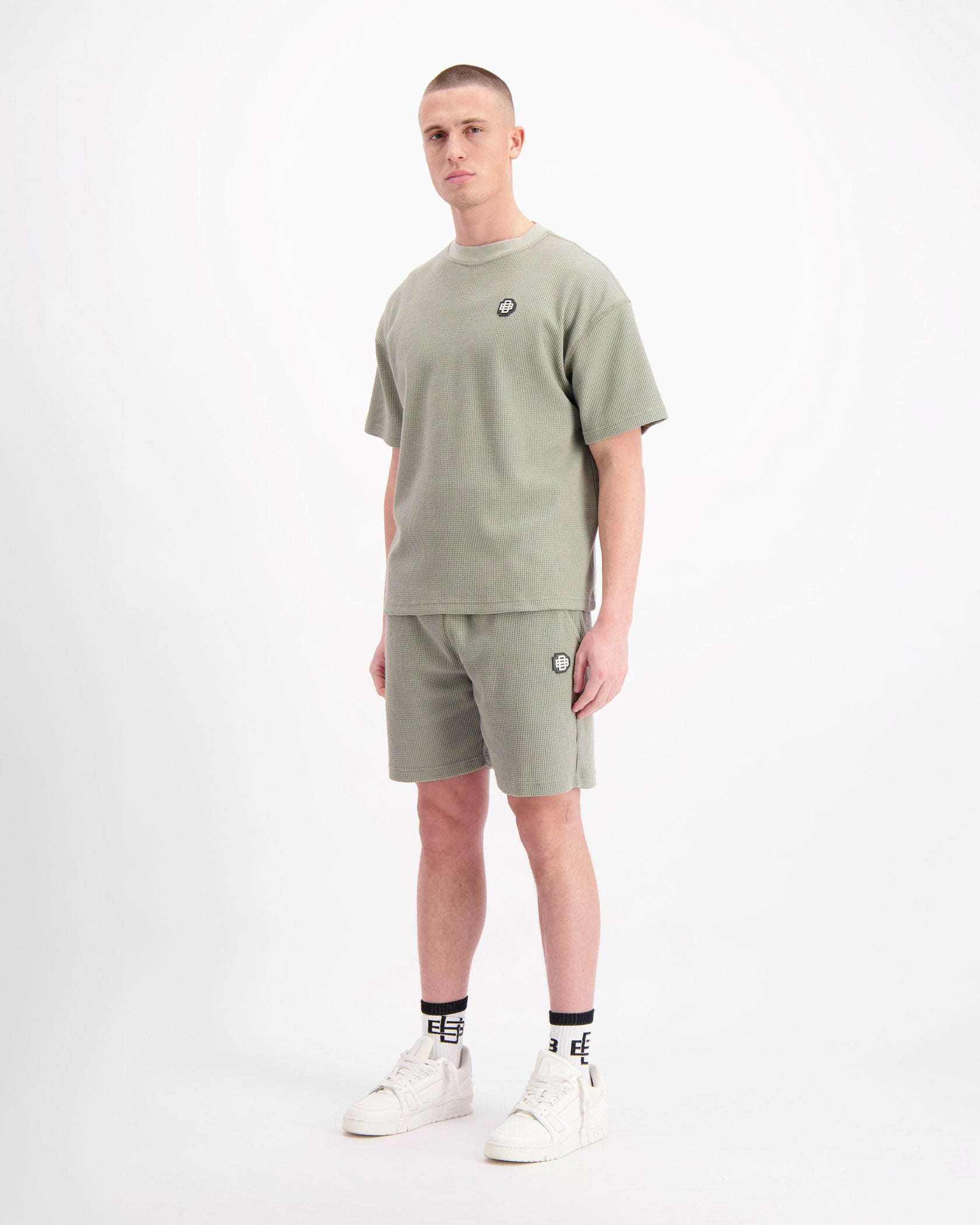 MONOGRAM WAFFLE SET | Groen