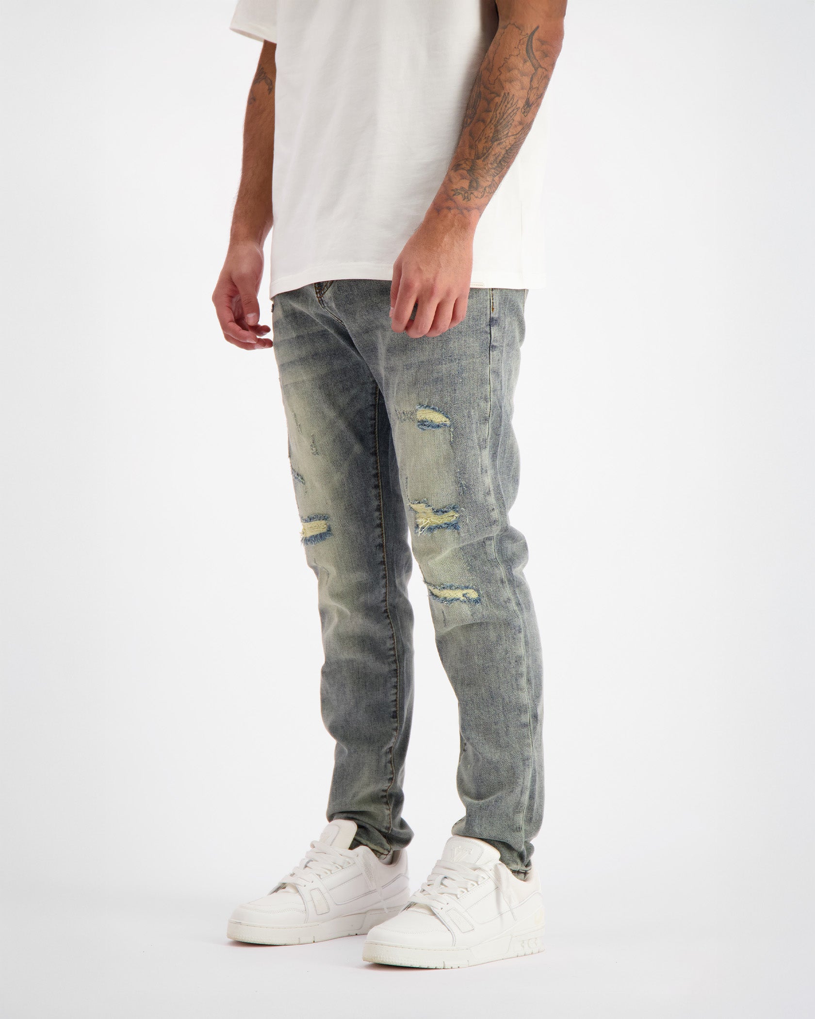 SLANK DENIM | Blauw