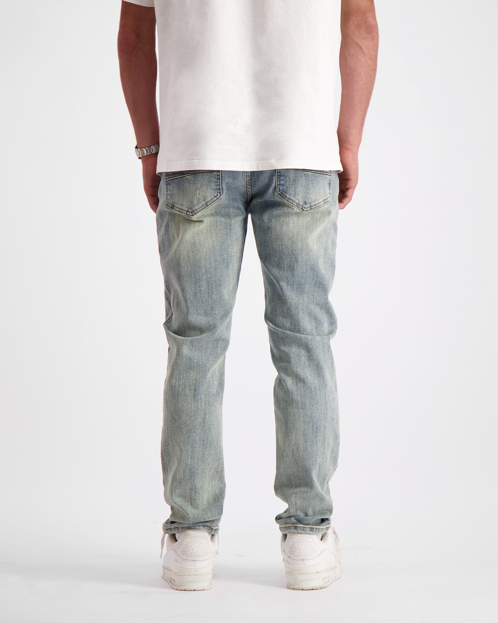 STRUCTURE SLIM DENIM | Blauw