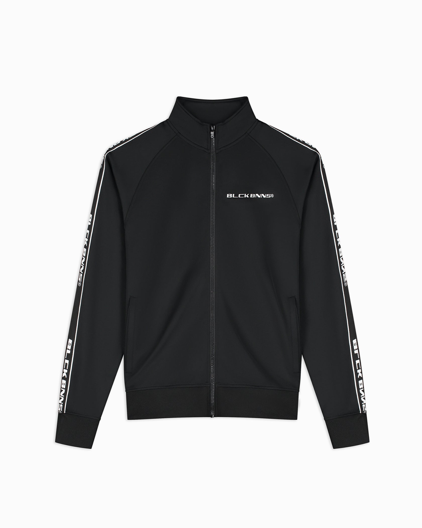 TAPED TRACKTOP | Zwart