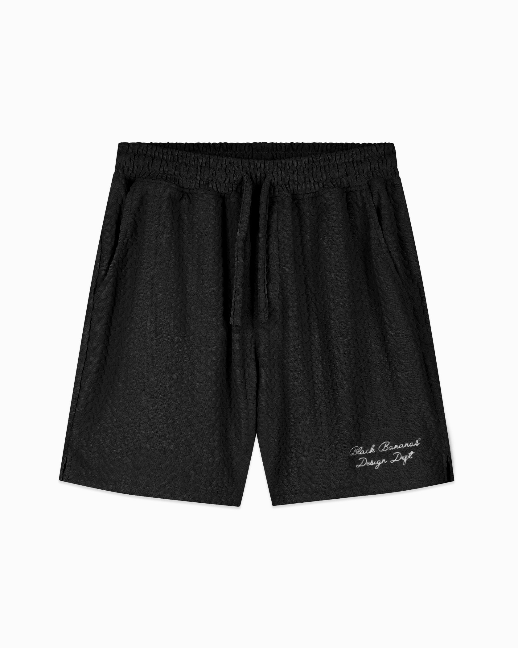 TERRY LOUNGE SHORTS | Zwart
