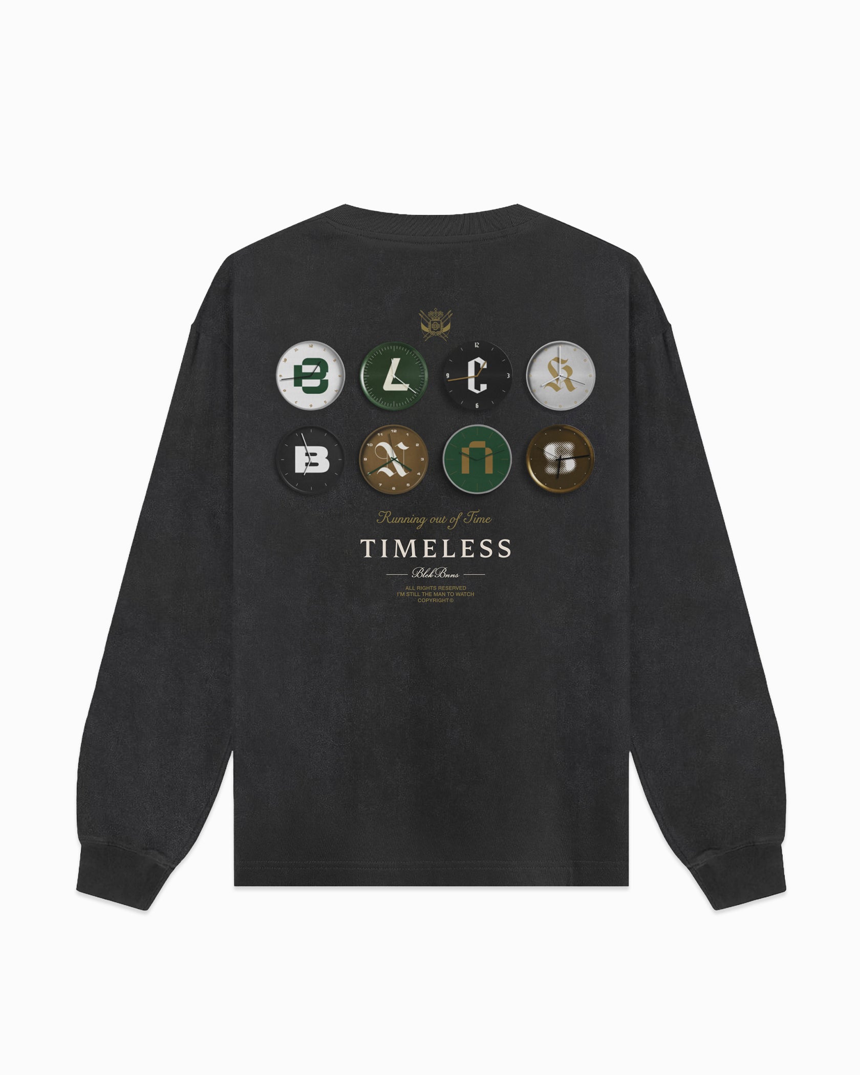 TIJDLOOS LONGSLEEVE | Zwart