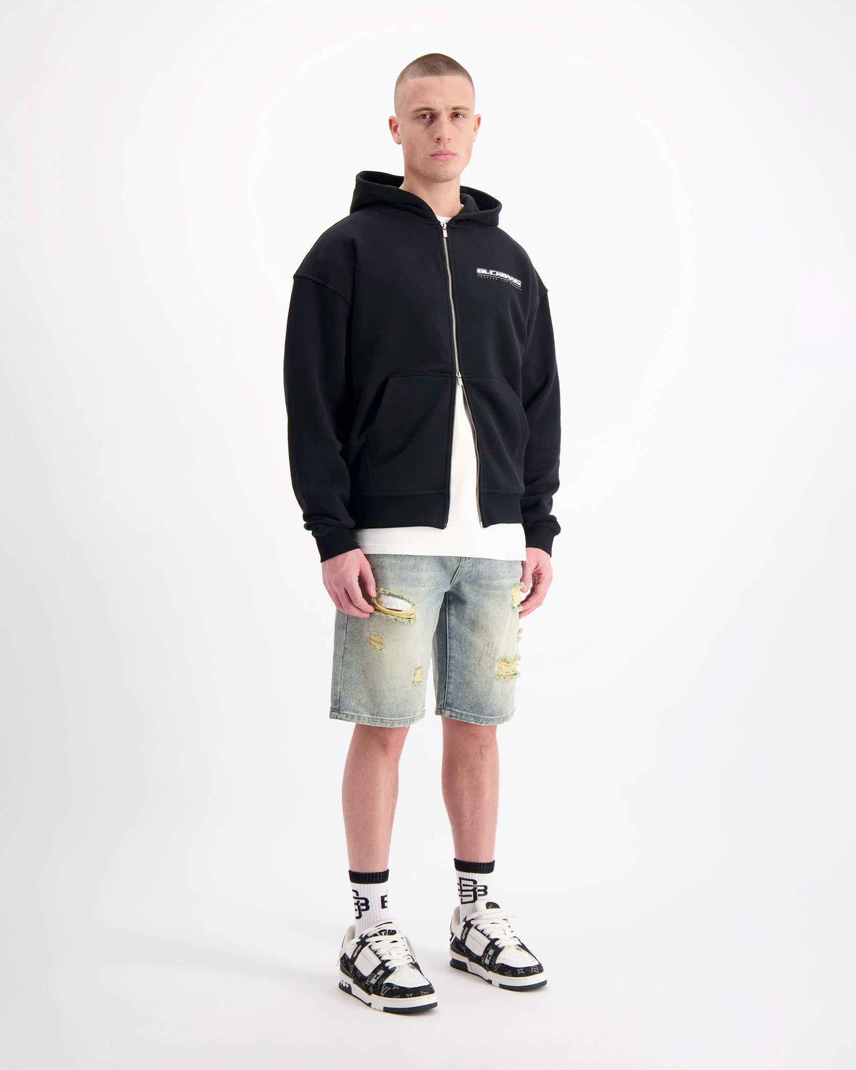 TTD ZIP HOODIE | Zwart