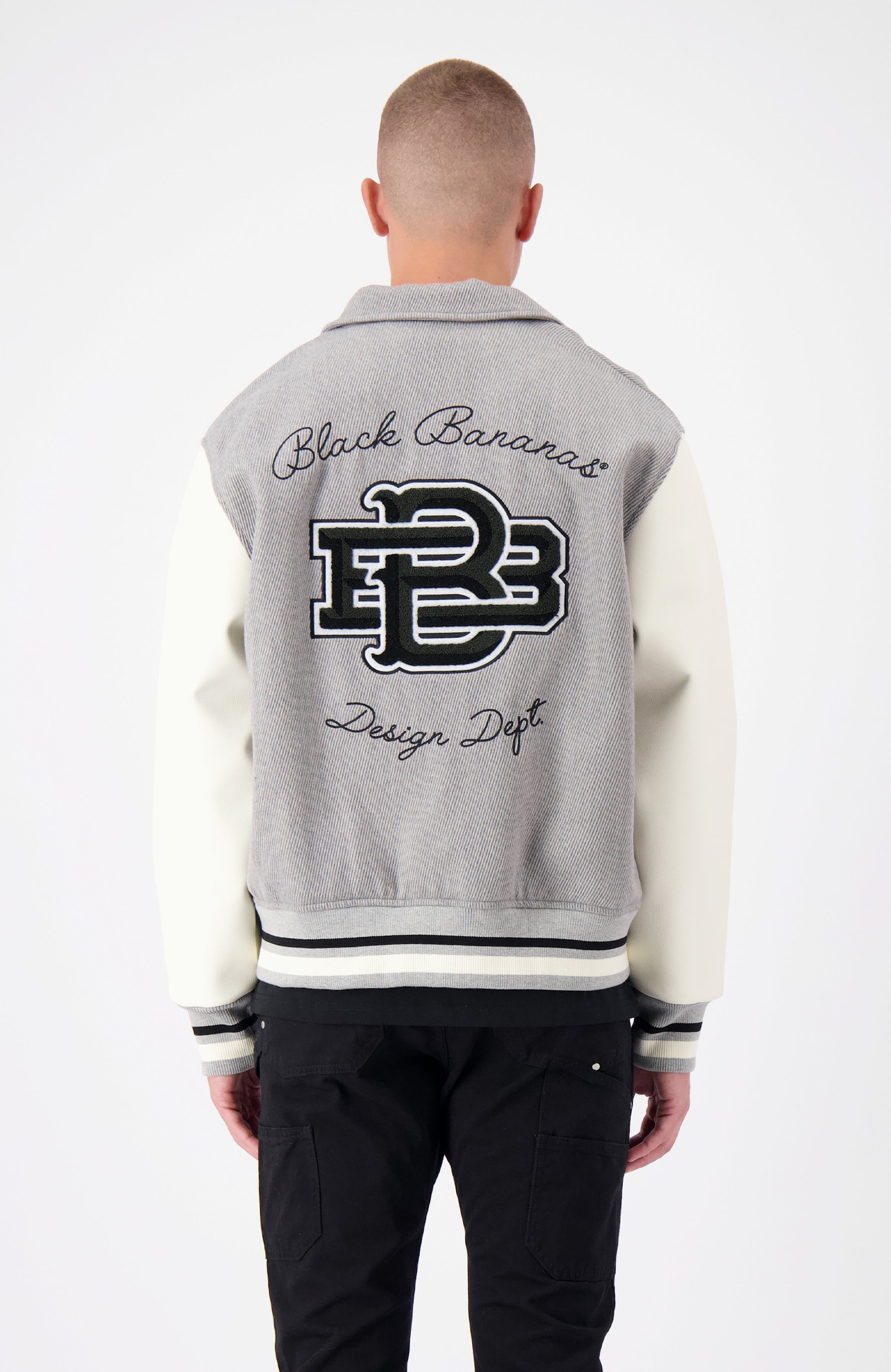 TWILL MONO JACKET | Grijs