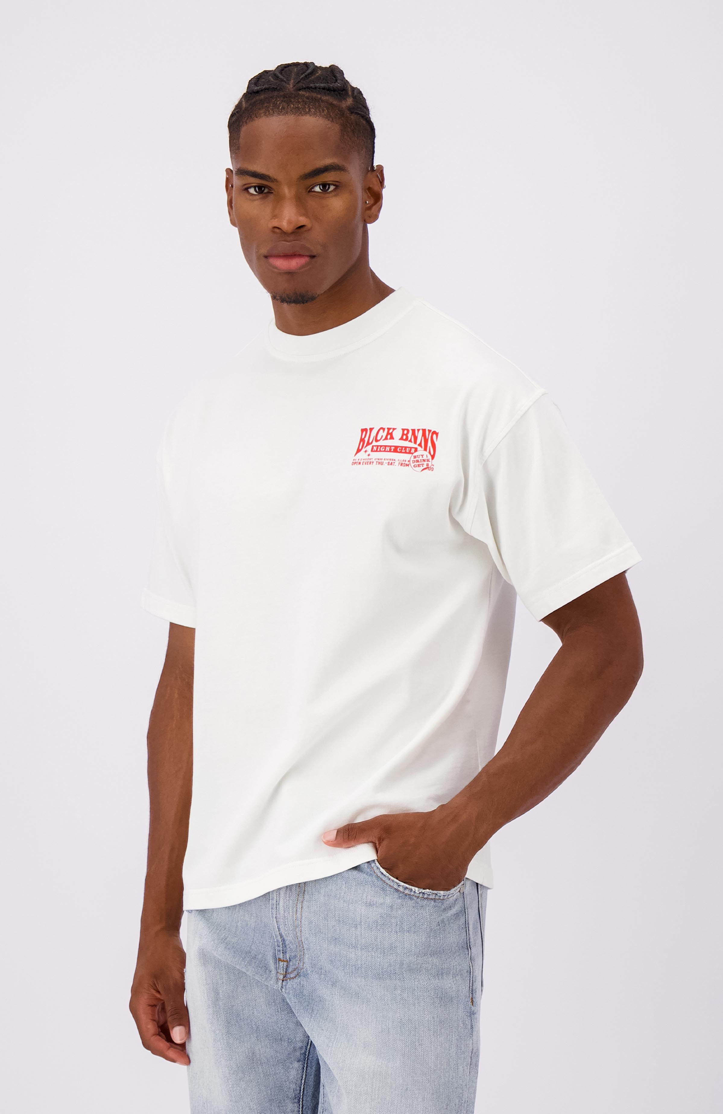 NIGHT CLUB t-shirt | Wit