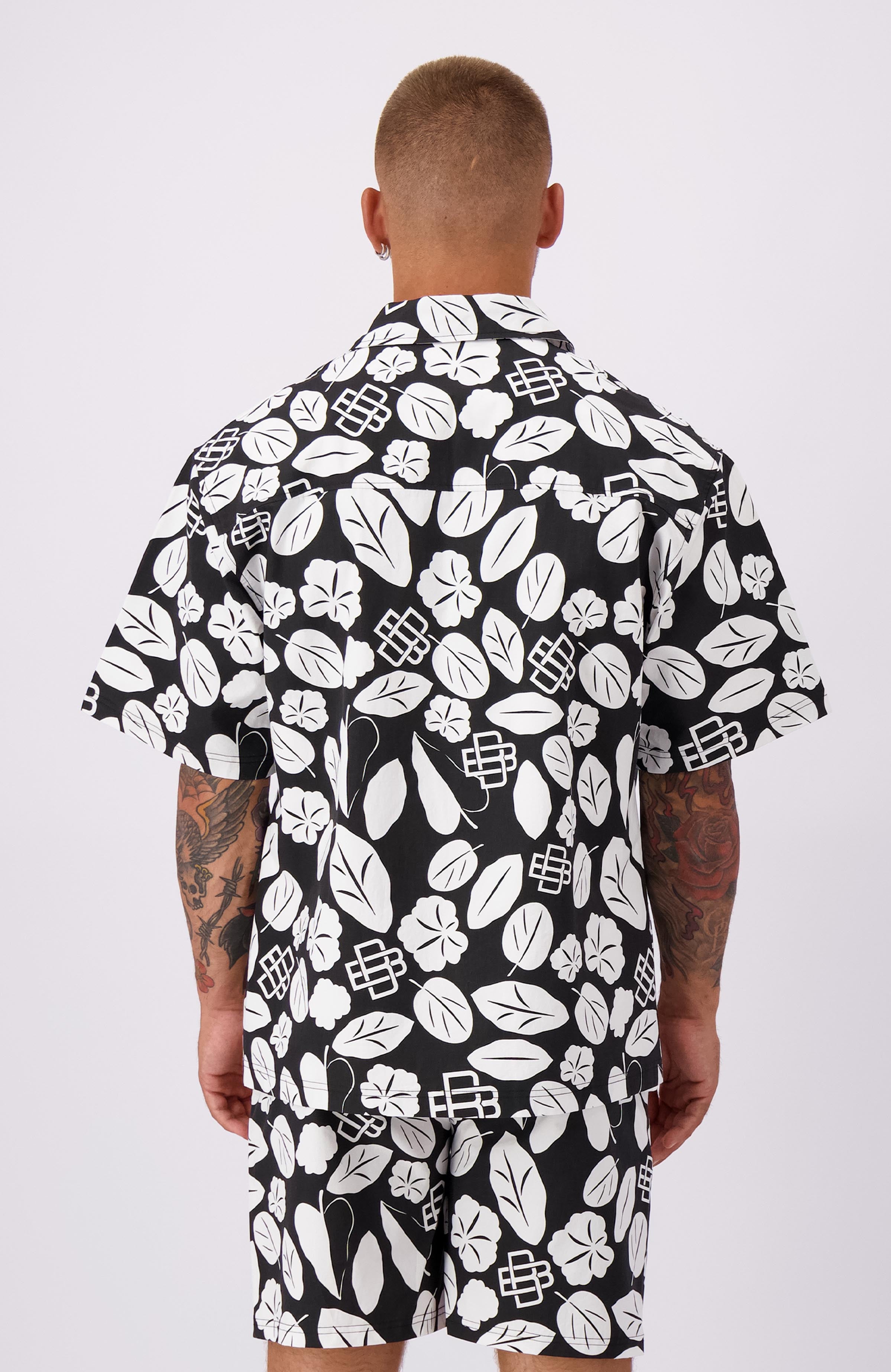 BOHEMIAN SHIRT | Zwart/wit