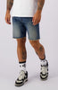 CUT OFF  DENIM SHORTS | Donkerblauw